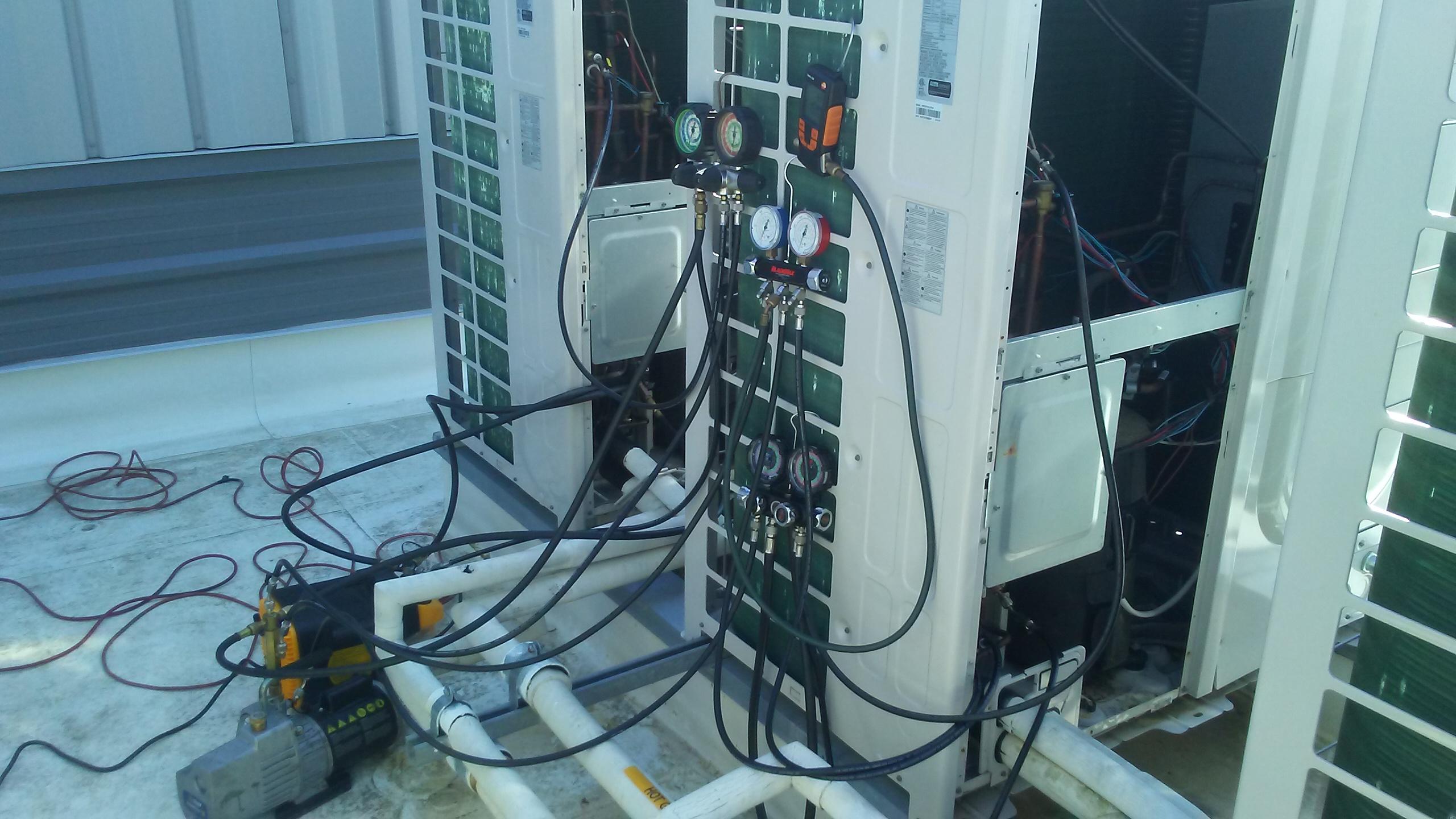 My Max Vacuum Setup on a Samsung VRF r/HVAC