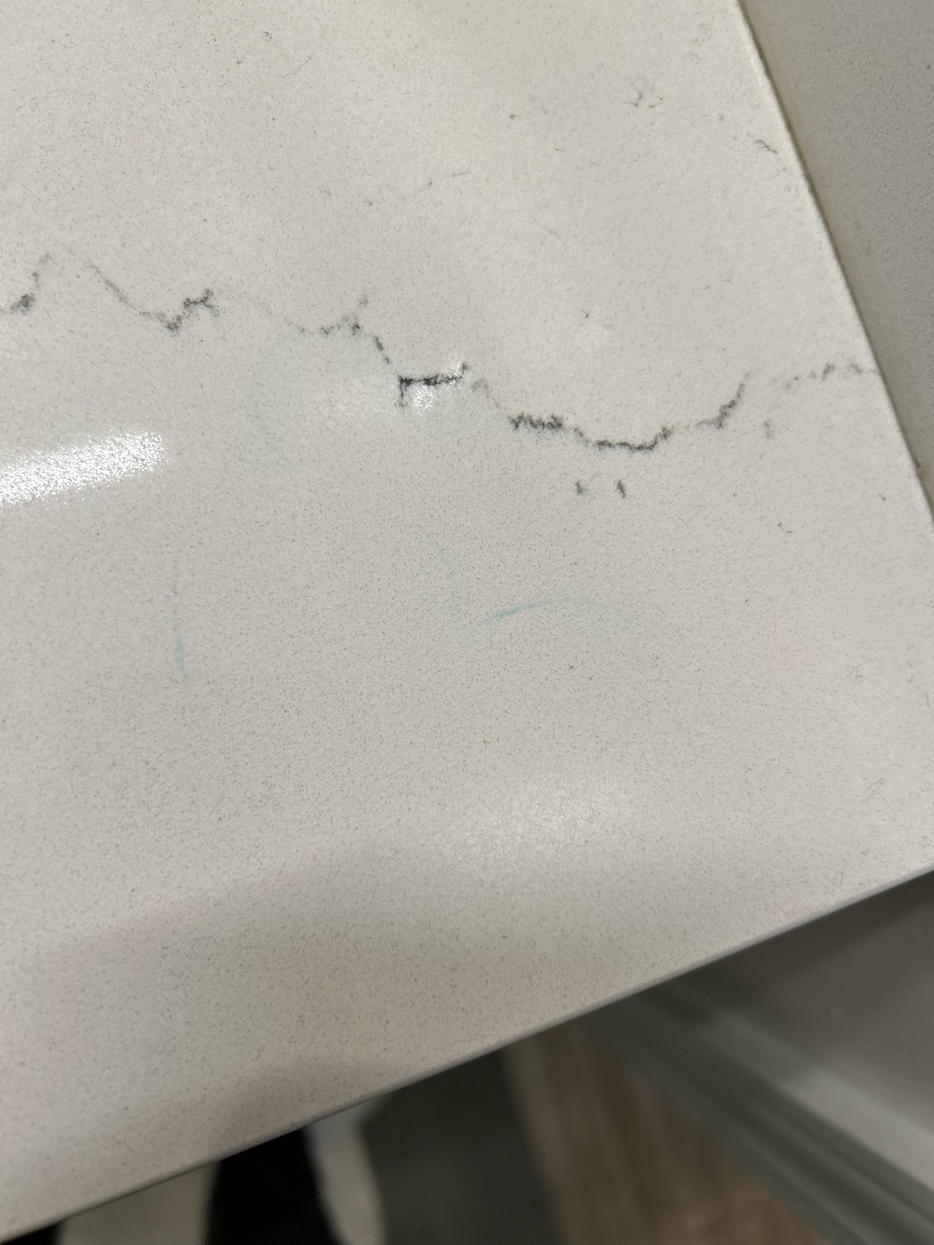 Anyone know how to remove blue hair dye stains from bathroom sink? r