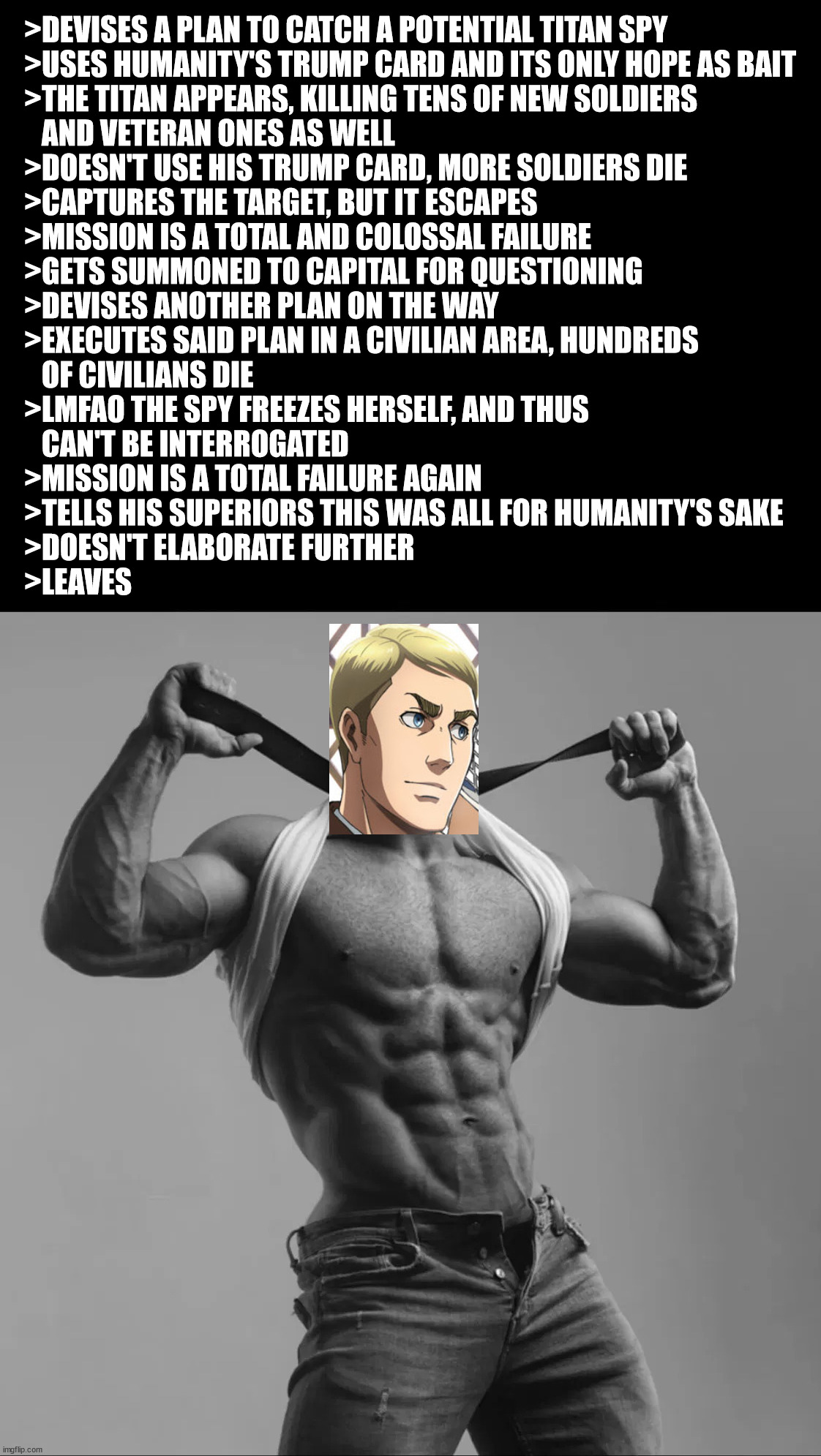 Just finished watching season 1 and all I want to say is that Erwin is