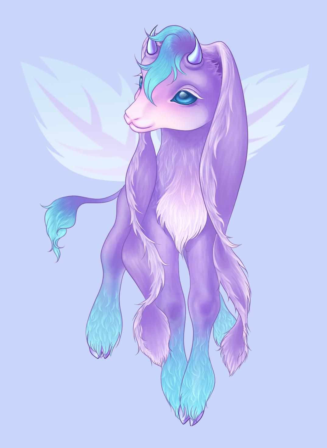 Drew a picture of my little Faerie Ixi