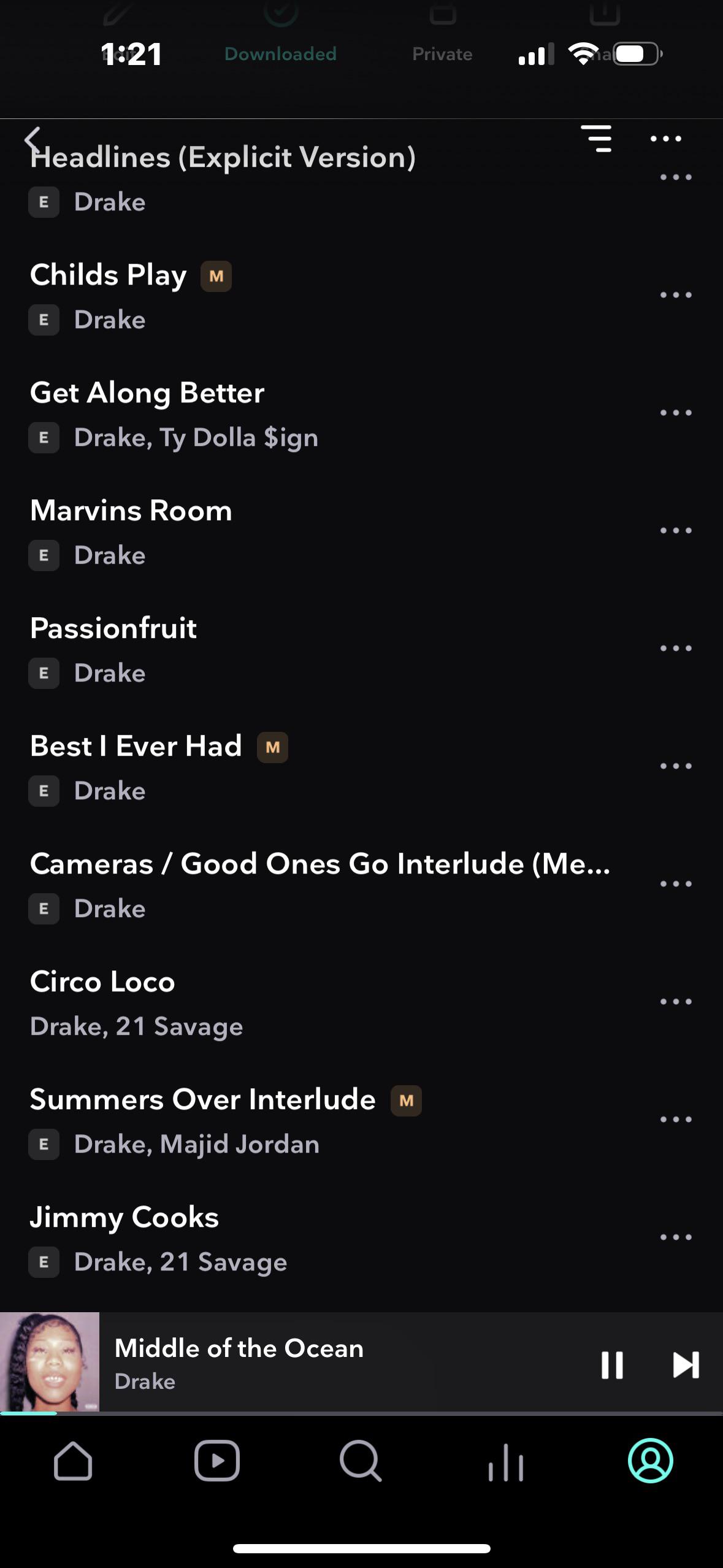 song recs r/Drizzy
