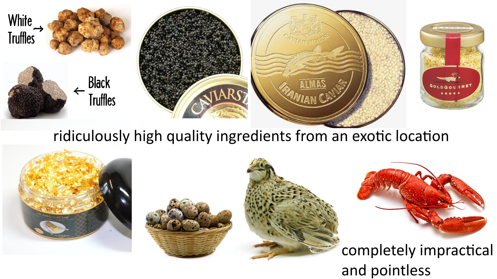 The "World Record Most Expensive Food" Starter Pack r/starterpacks