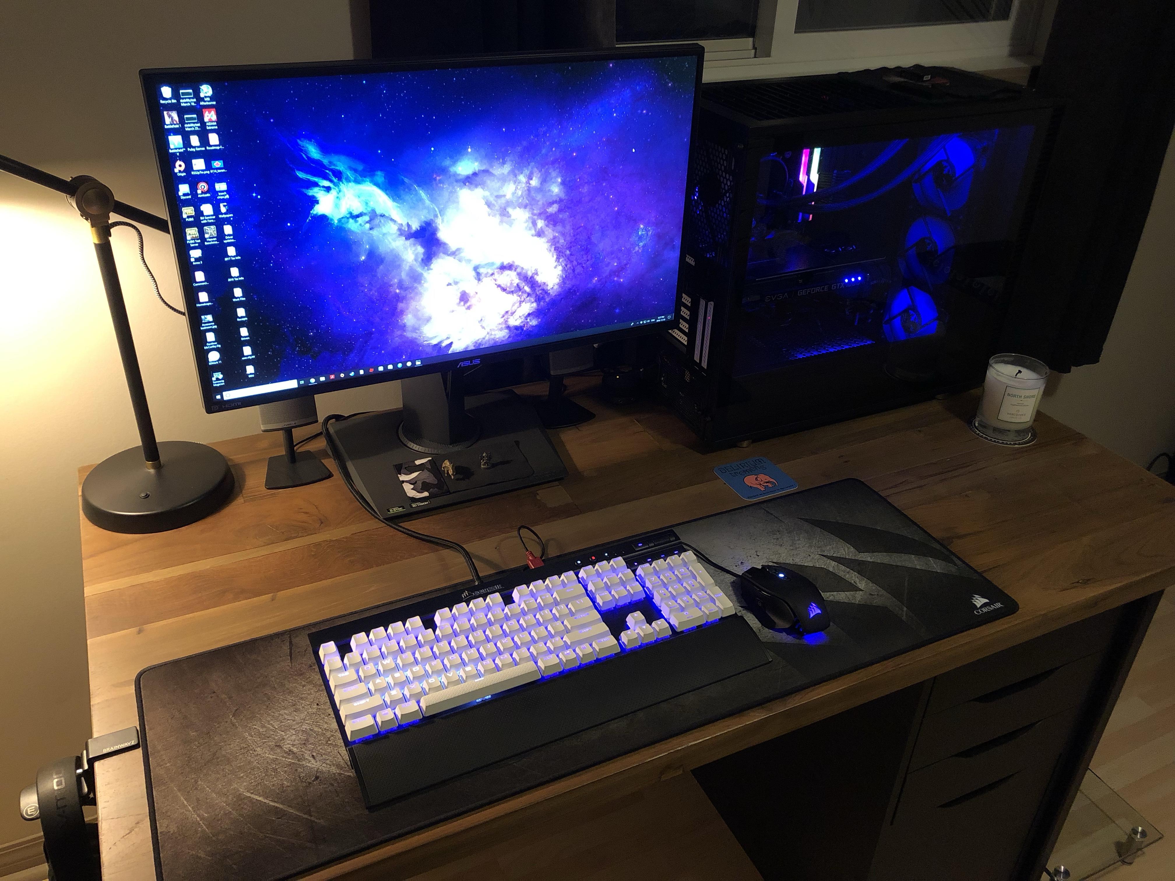 My cozy gaming nook where I pass the long winter months r/battlestations