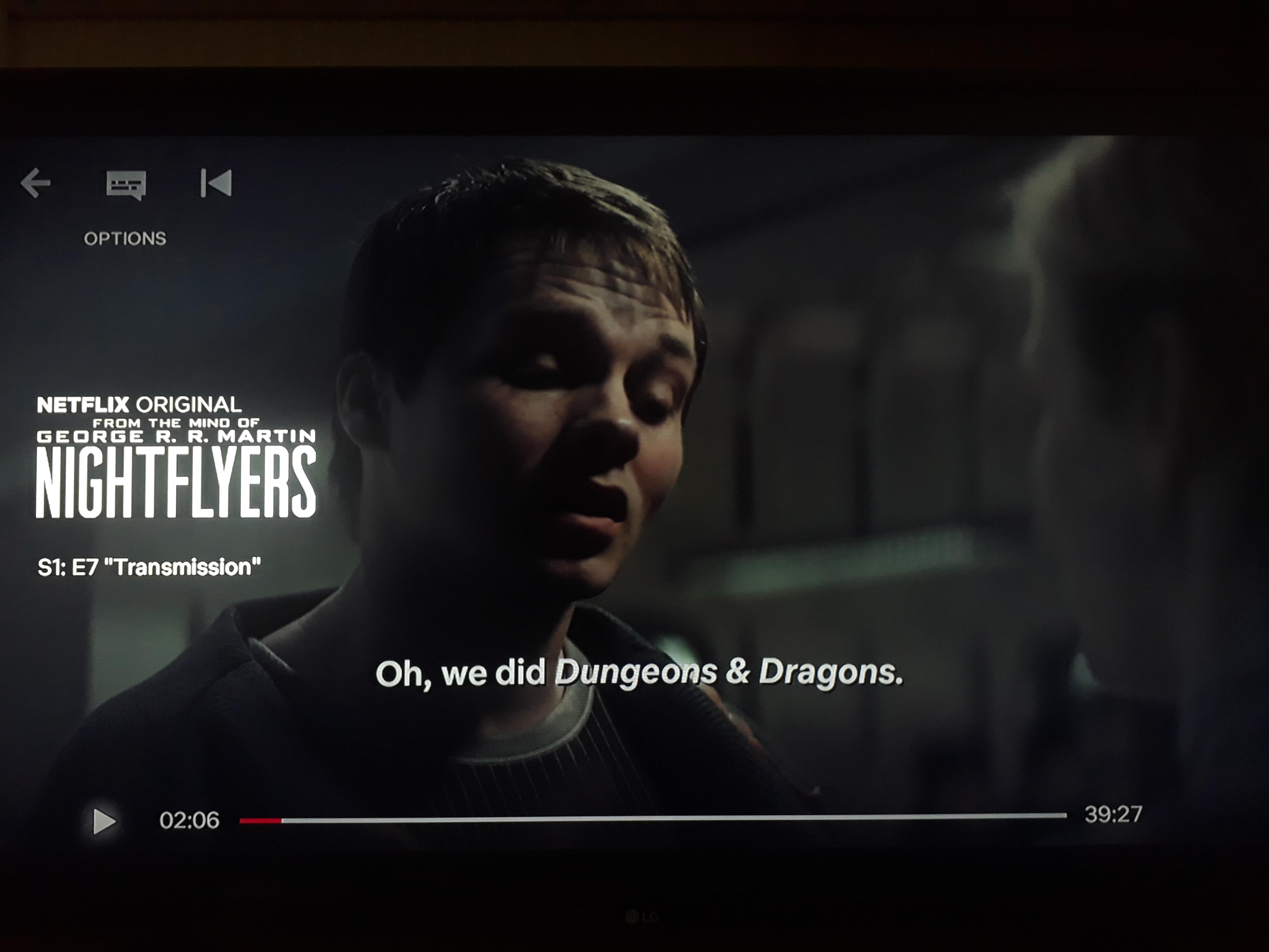 Suddenly while watching Nightflyers 😎😁 r/Dungeons_and_Dragons
