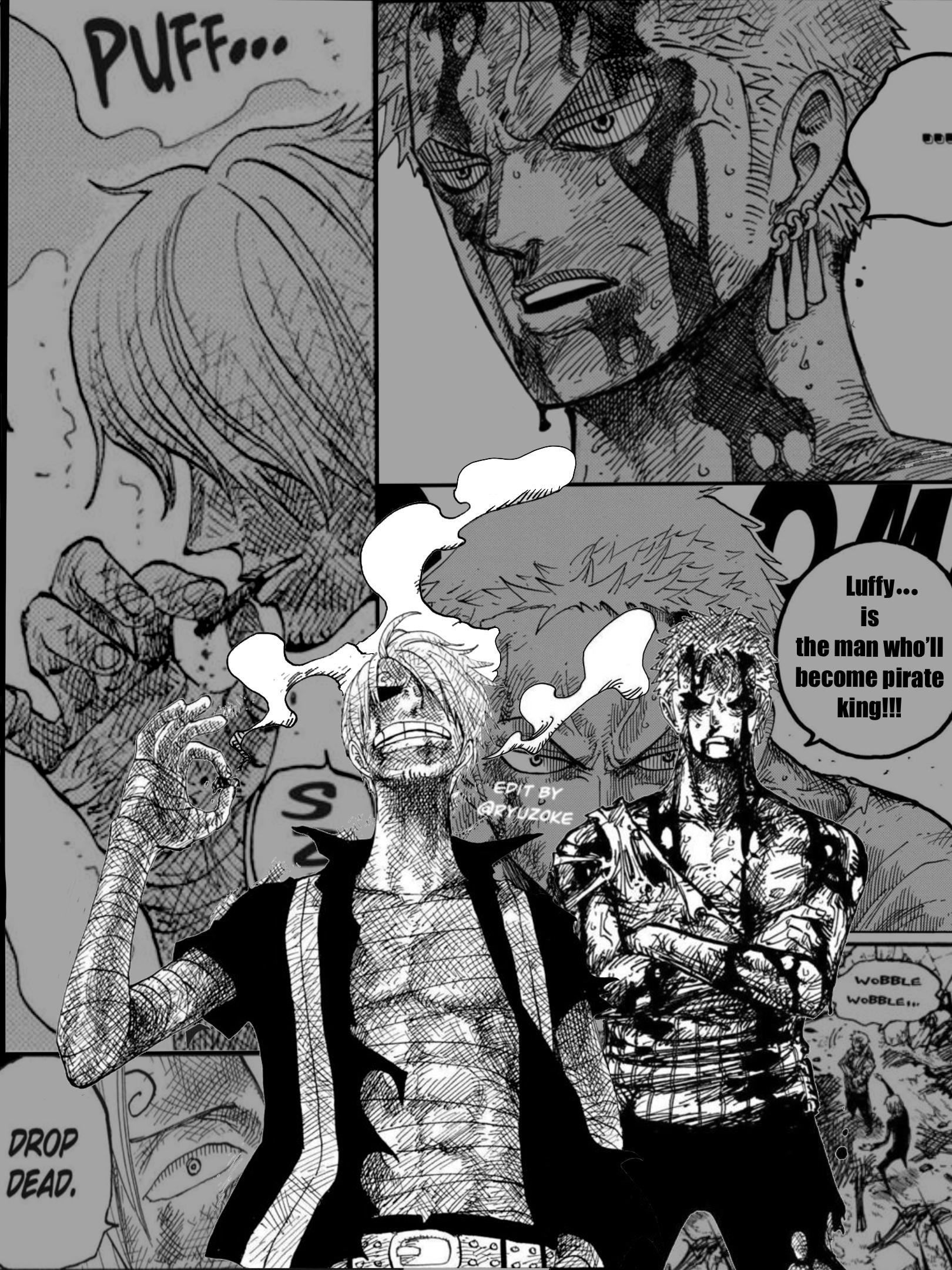 zoro and sanji manga edit by me r/OnePiece