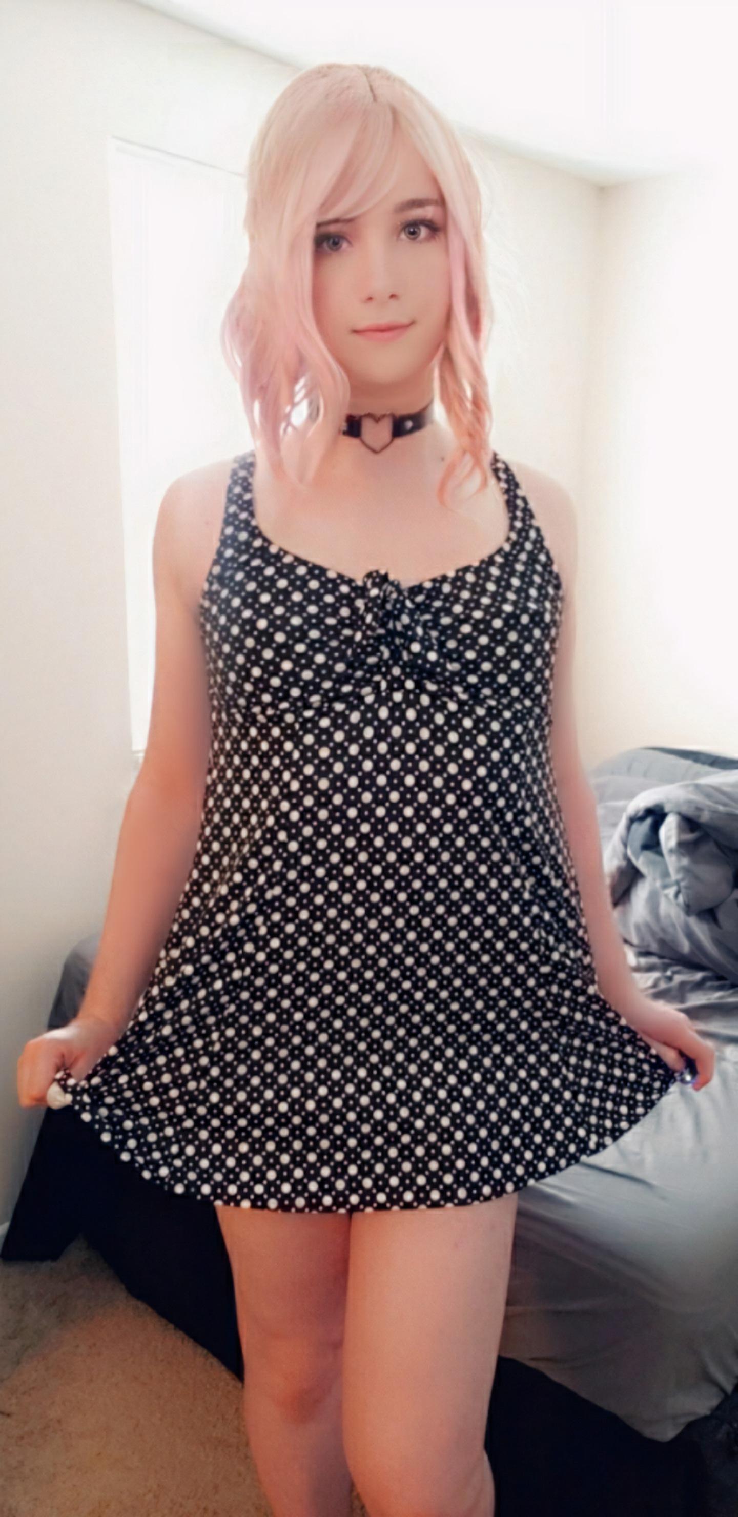 Would you go out on a date with me in this dress? ^.^ r/femboy