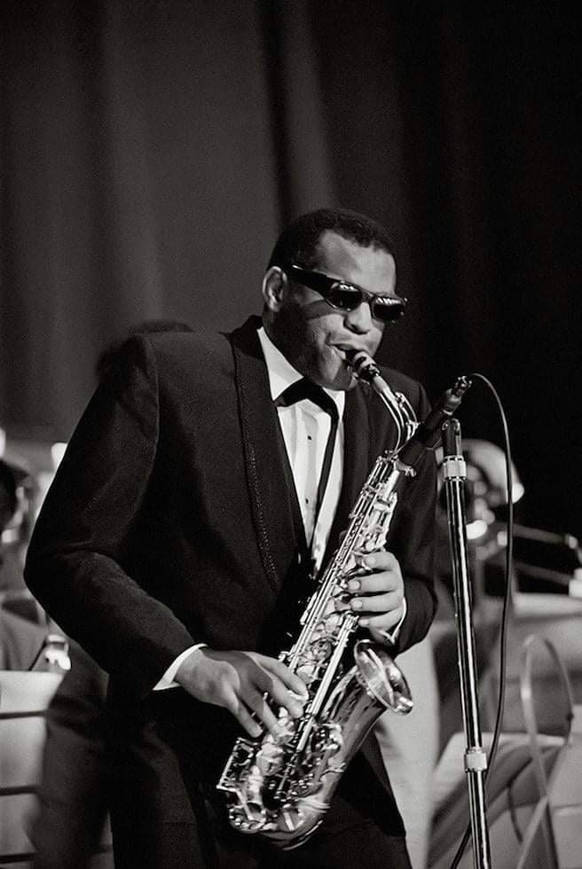 Ray Charles played saxophone, and trumpet....oh yeah, and