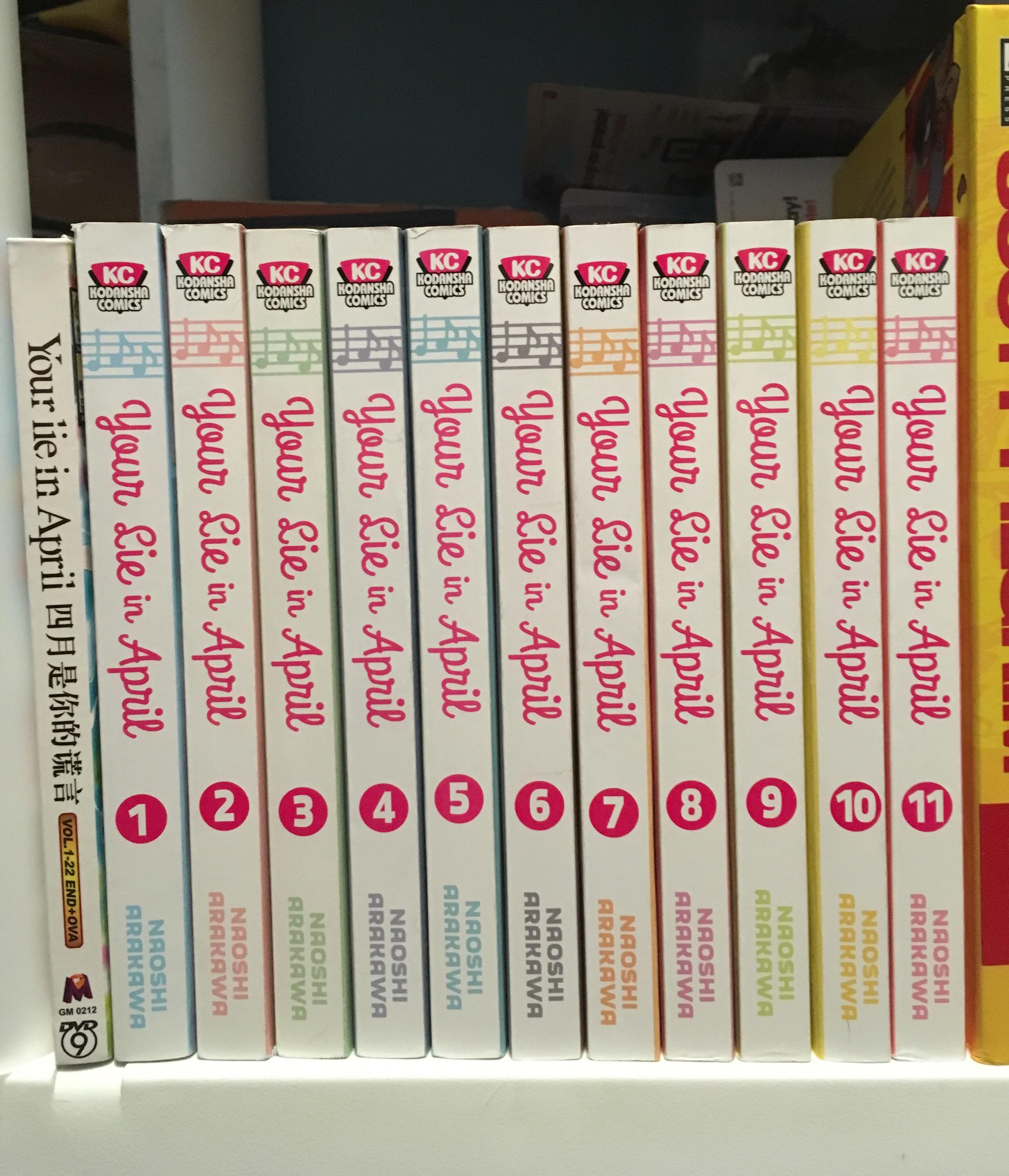 Just finished reading my first entire manga series YourLieinApril