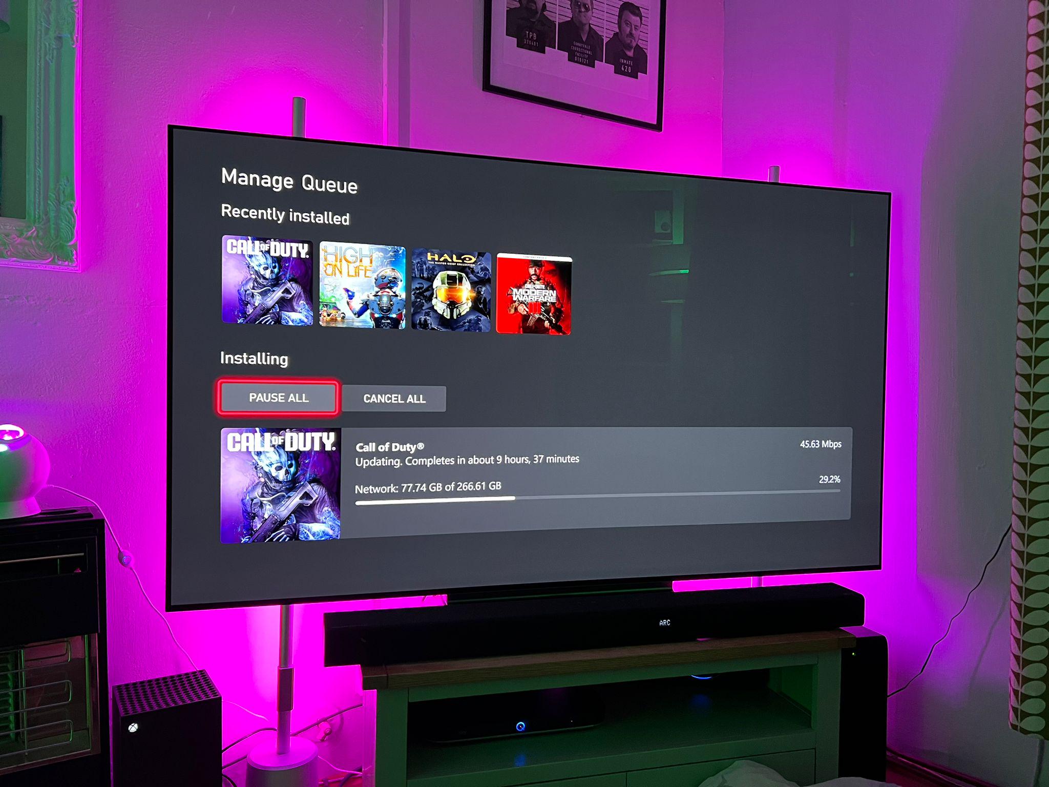 Update Help . Why is it that the xbox update for this game is 266gb when the steam update is