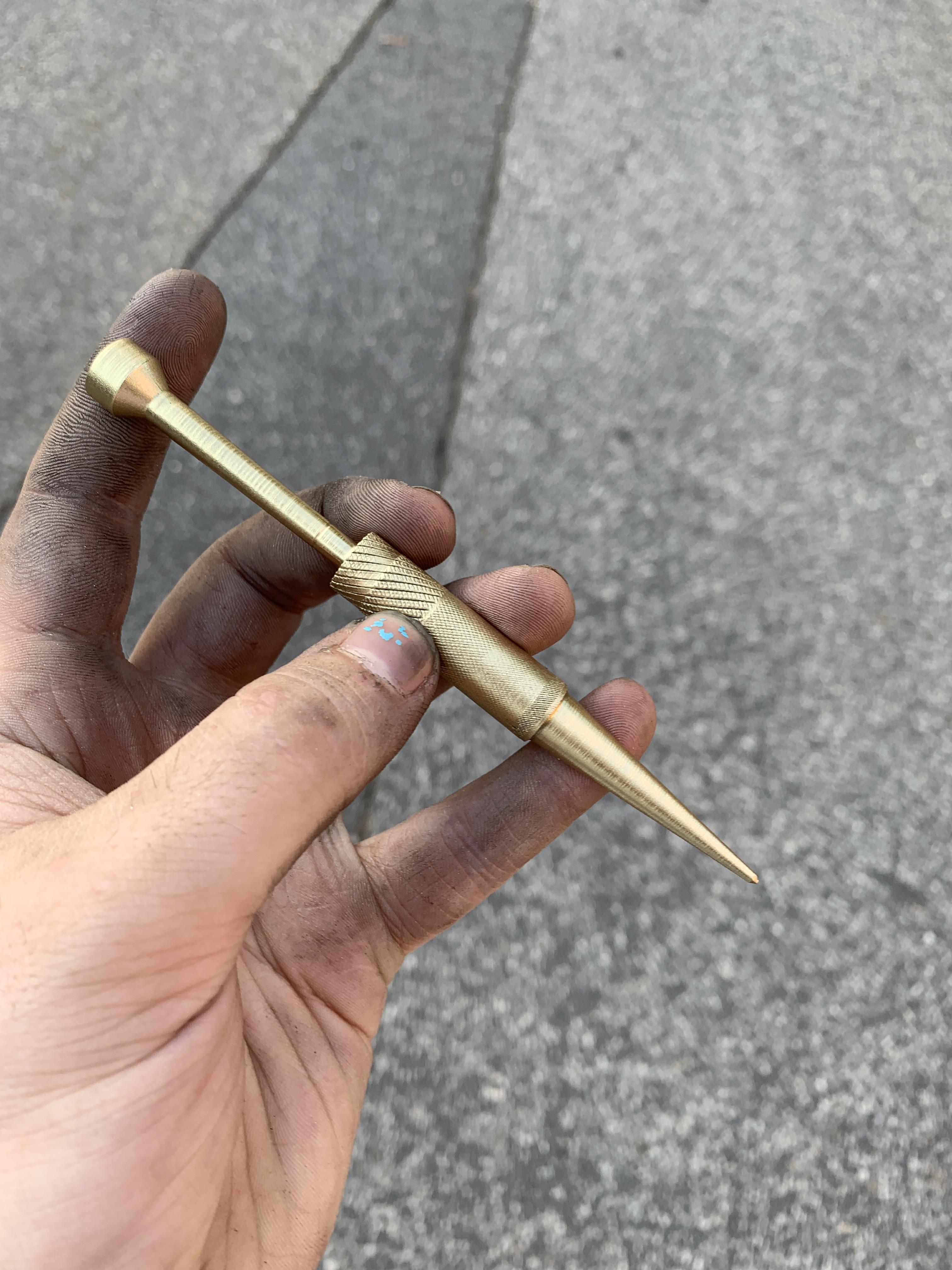 I made a custom brass wax tool on a lathe r/StonerEngineering