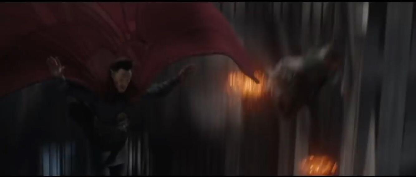 In Doctor Strange (2016) Baron Mordo doesn’t have a cloak of levitation to slow his fall in the
