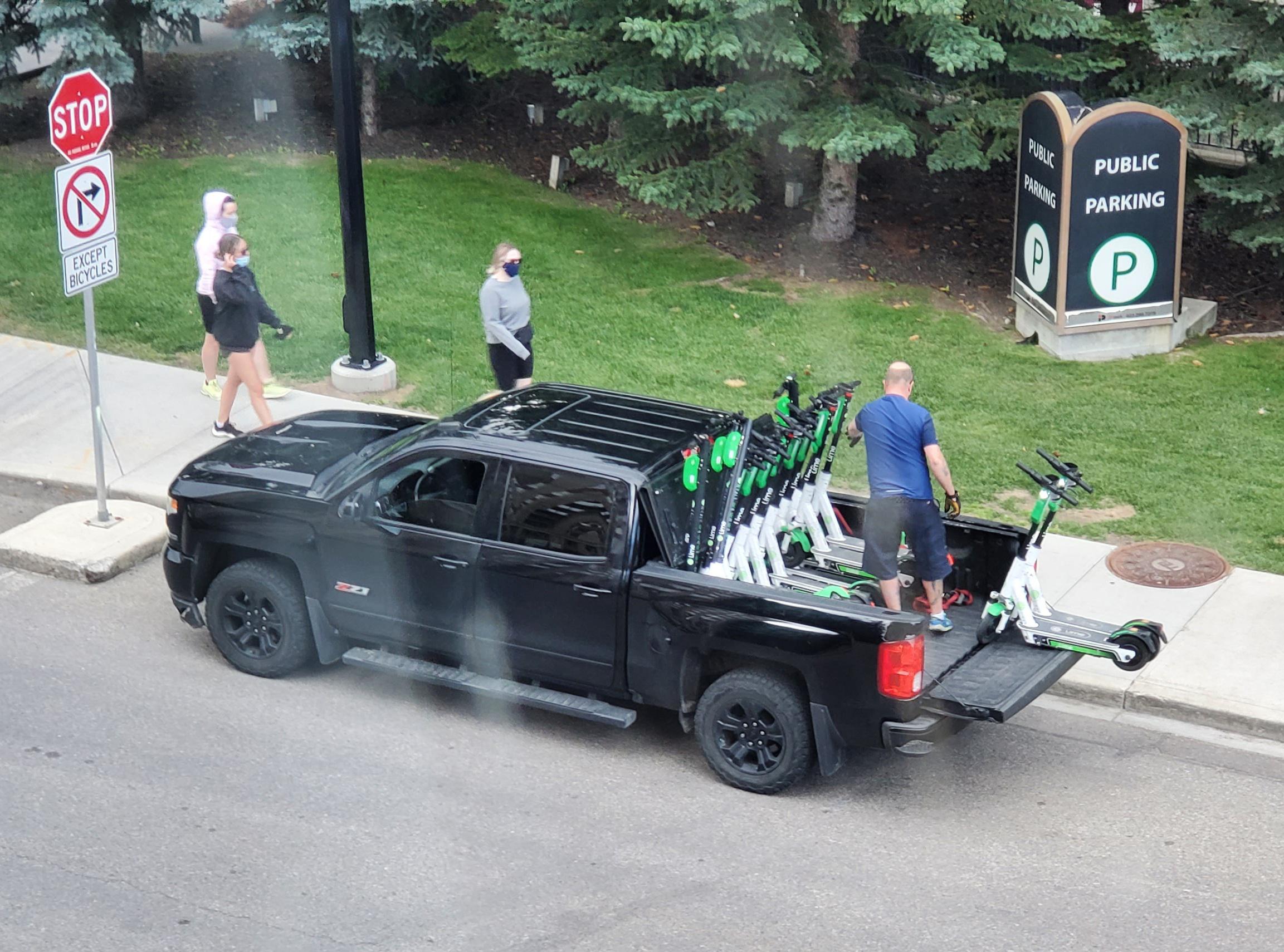 I guess owning a truck or van would be advantageous for being a Lime