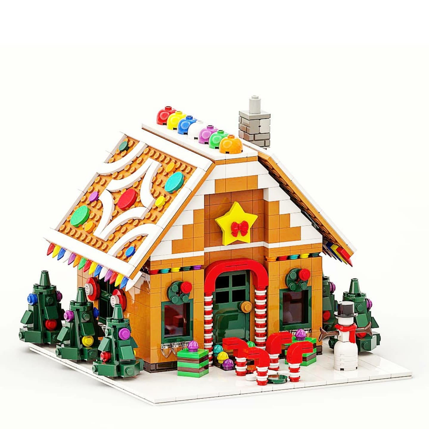 Gingerbread House MOC! r/lego