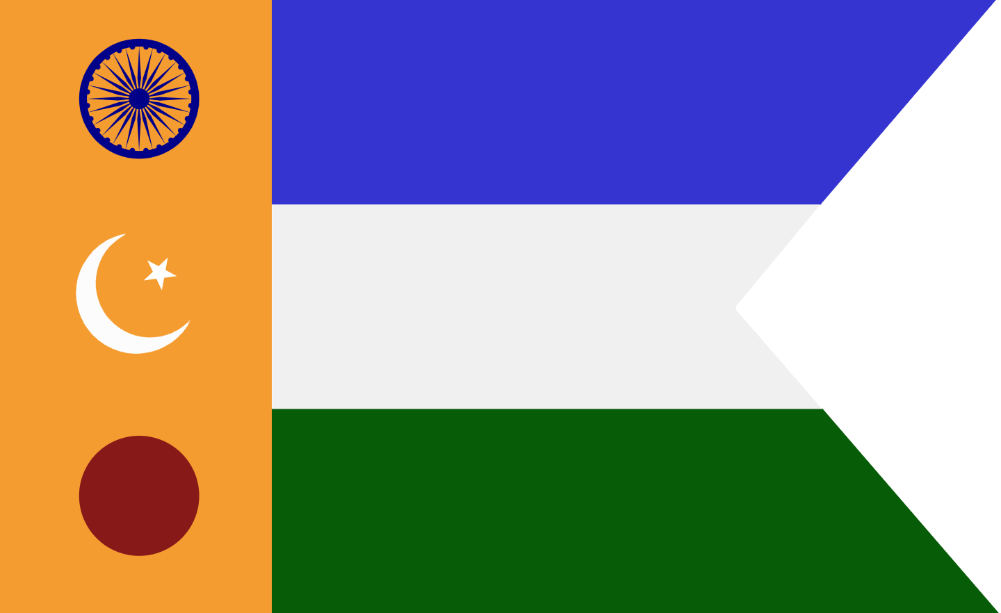 Bharat Flag Attempt 2 r/vexillology