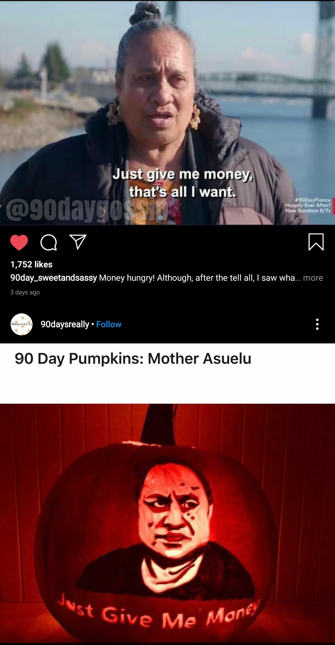 My Instagram doesn't like mother asuelu lol r/90dayfianceuncensored