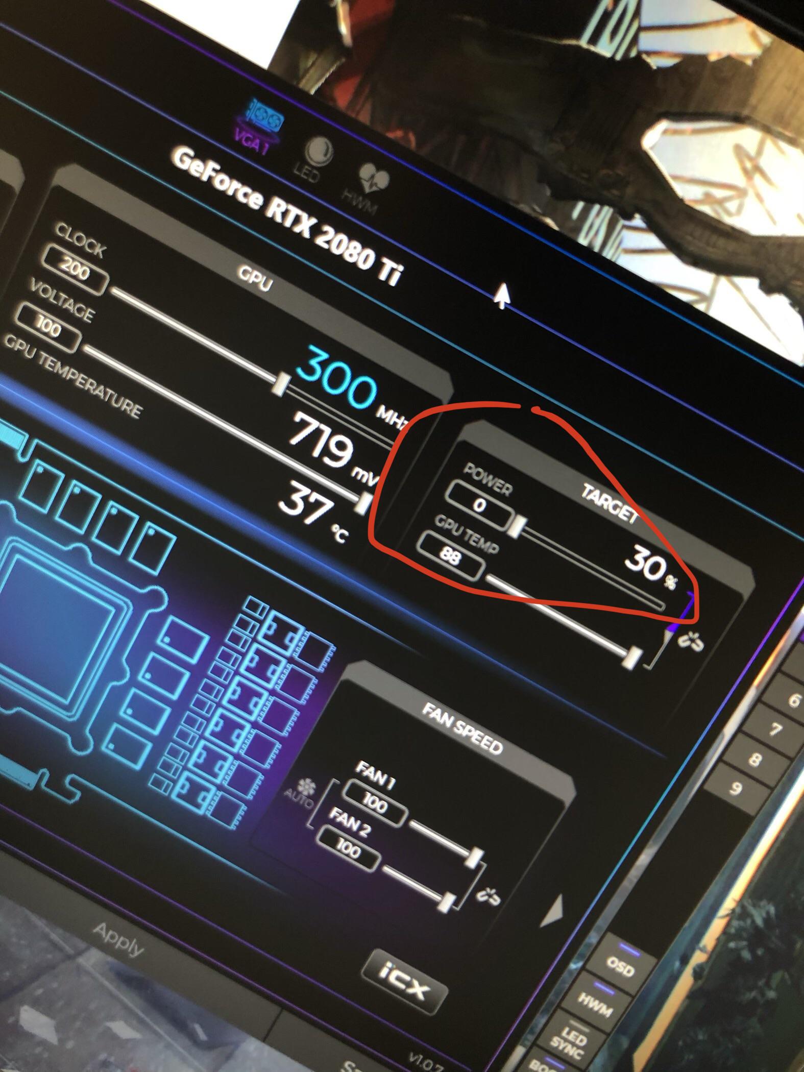 found a solution to keep my GPU from drawing too much power r