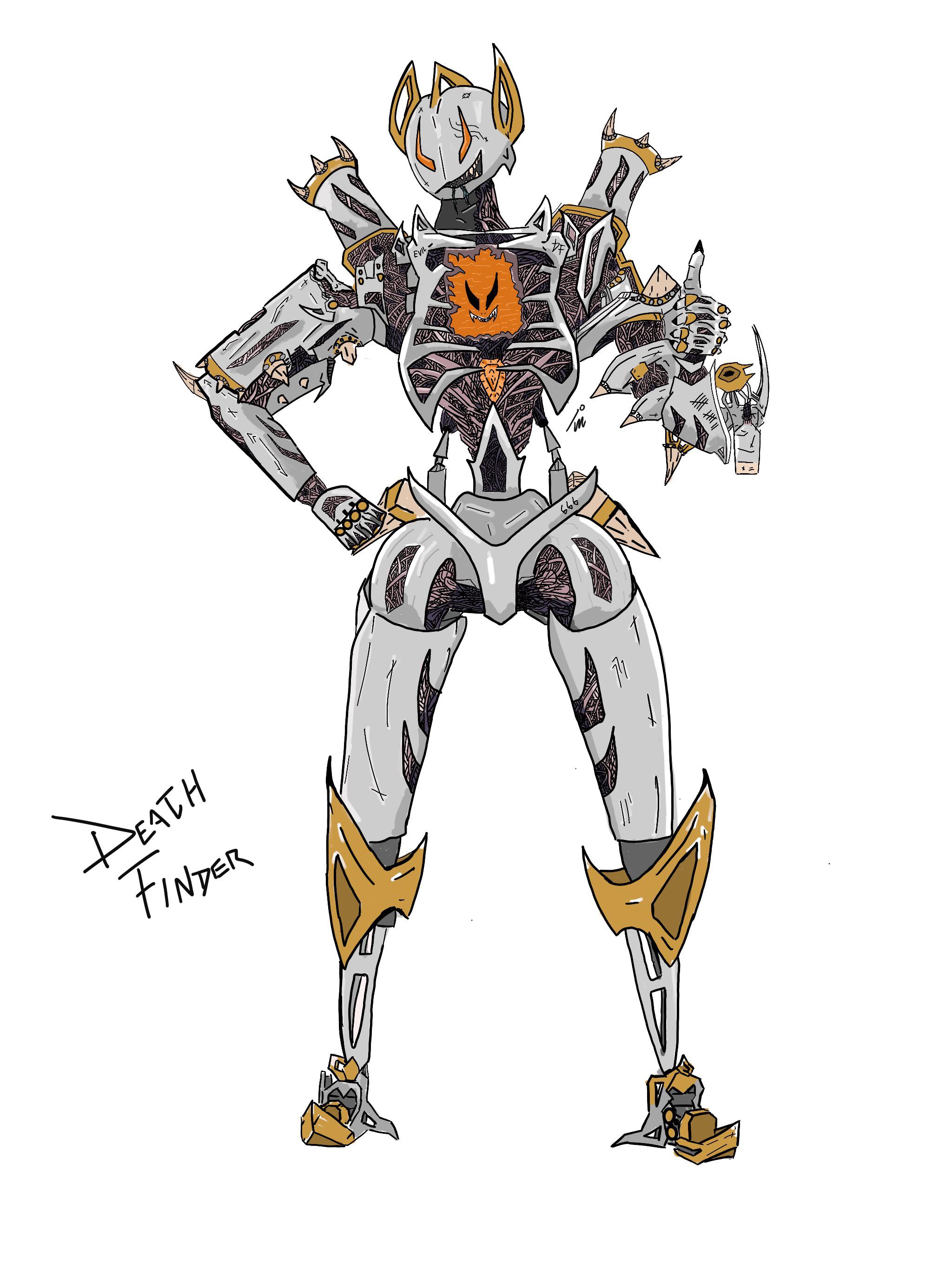 Evil pathfinder concept, Deathfinder, by me. apexlegends