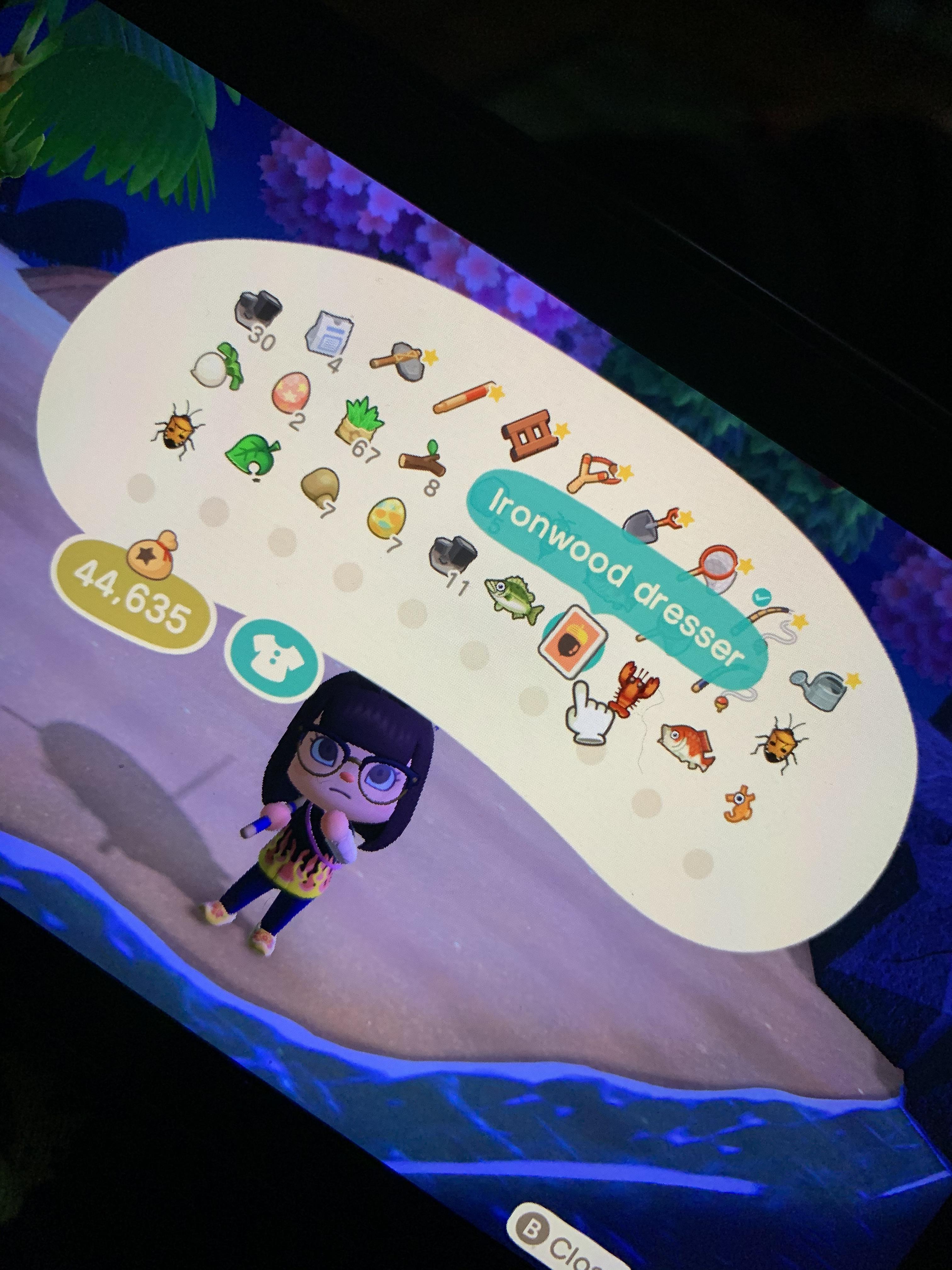 FINALLY THE IRONWOOD DRESSER. I’ve been searching for it! I can finally make the ironwood