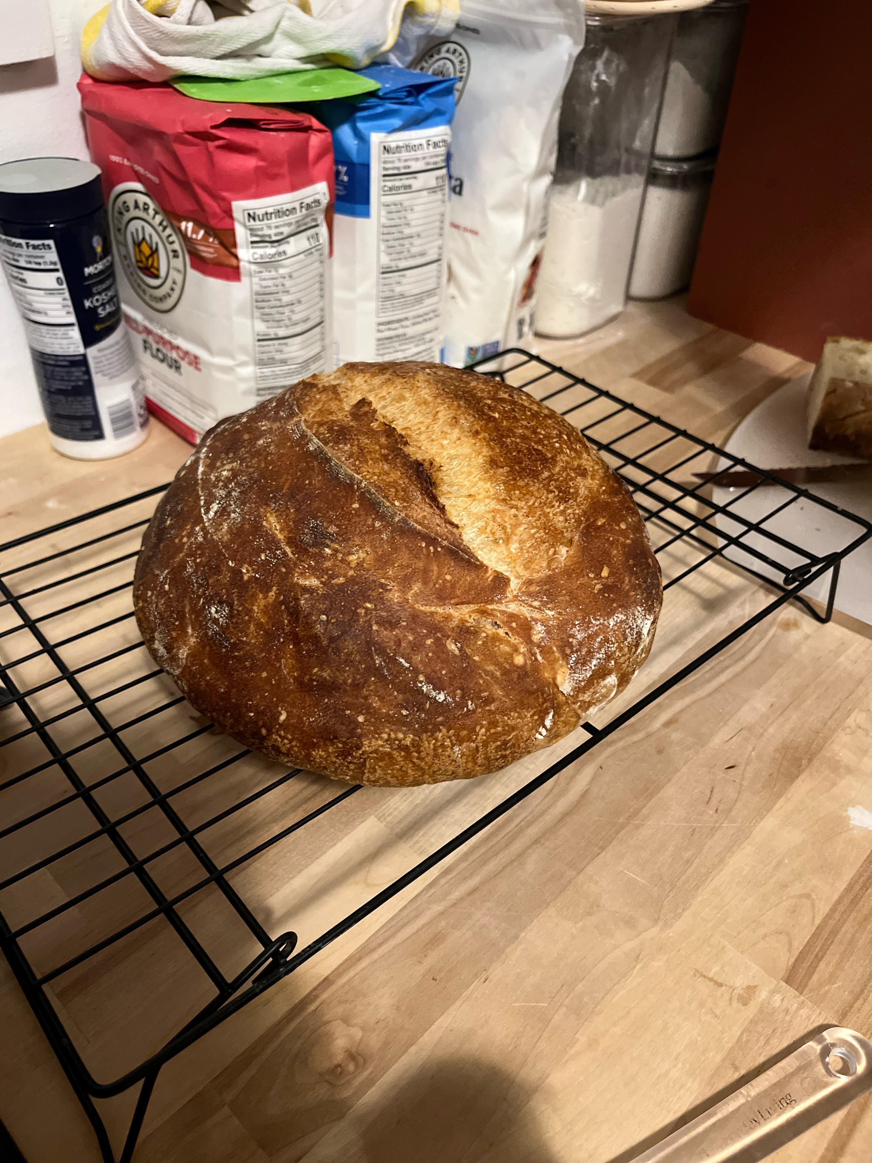 Saturday White Bread made on Wednesday (aka Wizard Bread). Did the