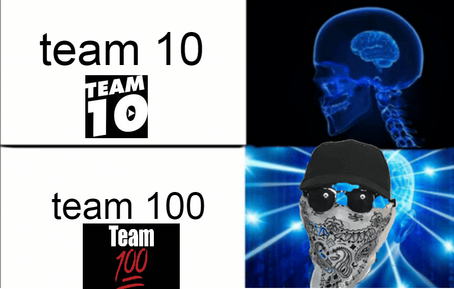 1 best u/sodaroo860 images on Pholder so....is team 100 ever coming back?