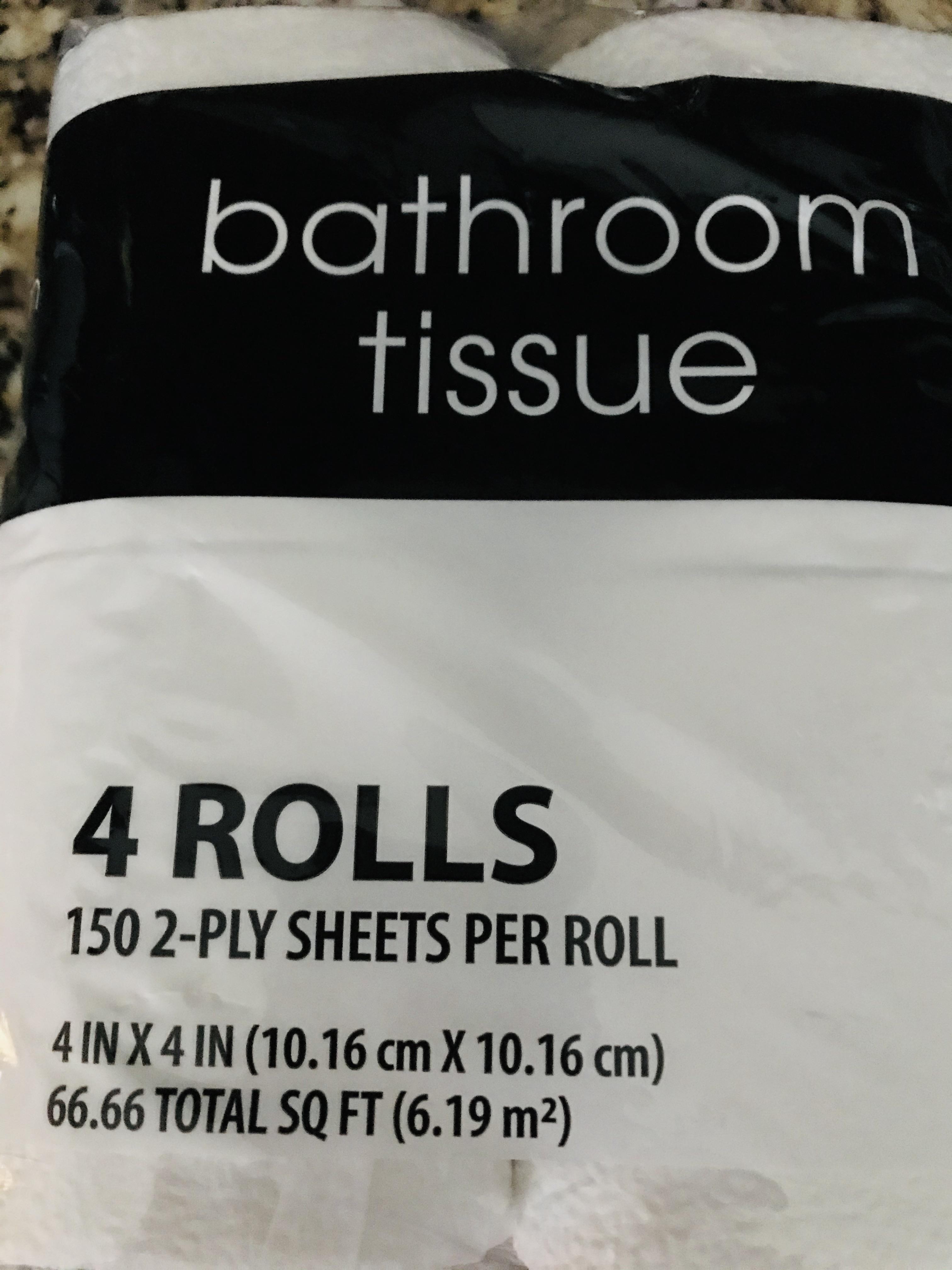 80s looking generic toilet paper I bought today. Truly a blast from the