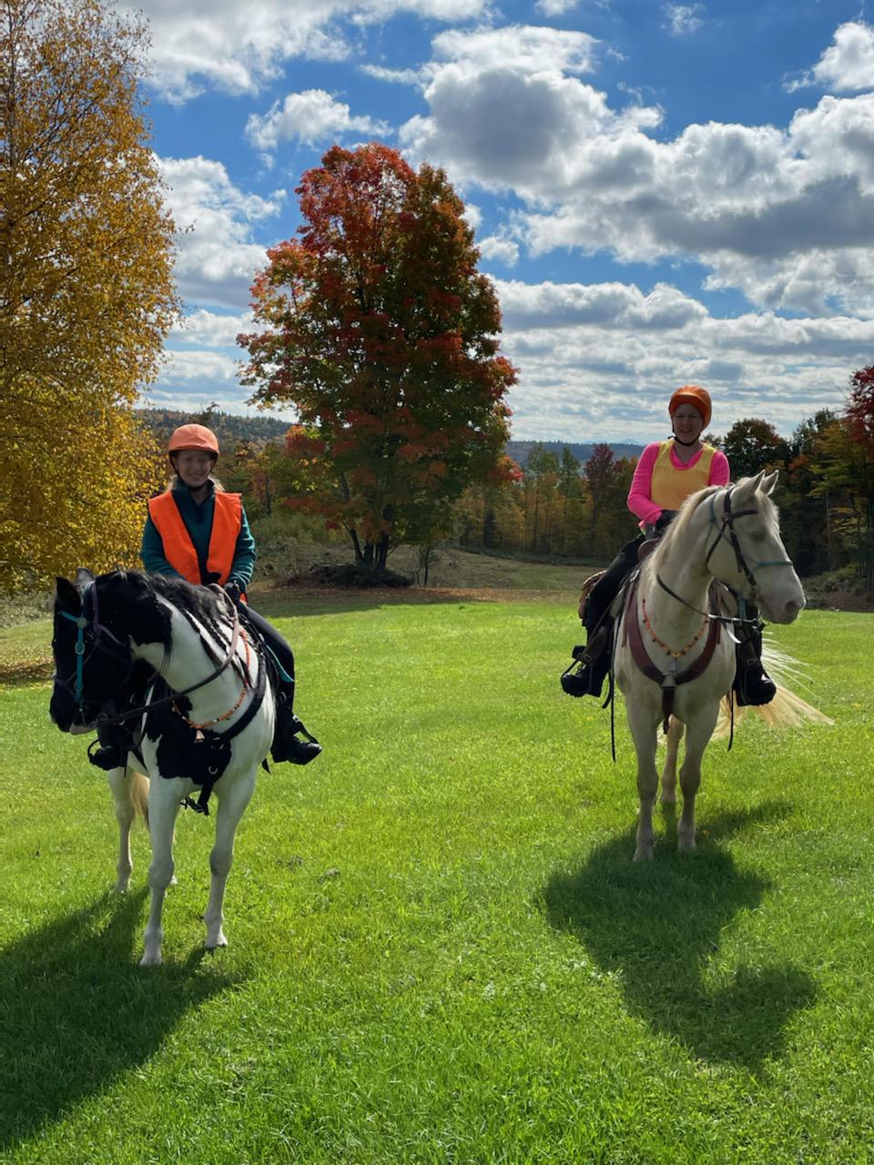 Trail riding during hunting season in the Adirondacks means we get out