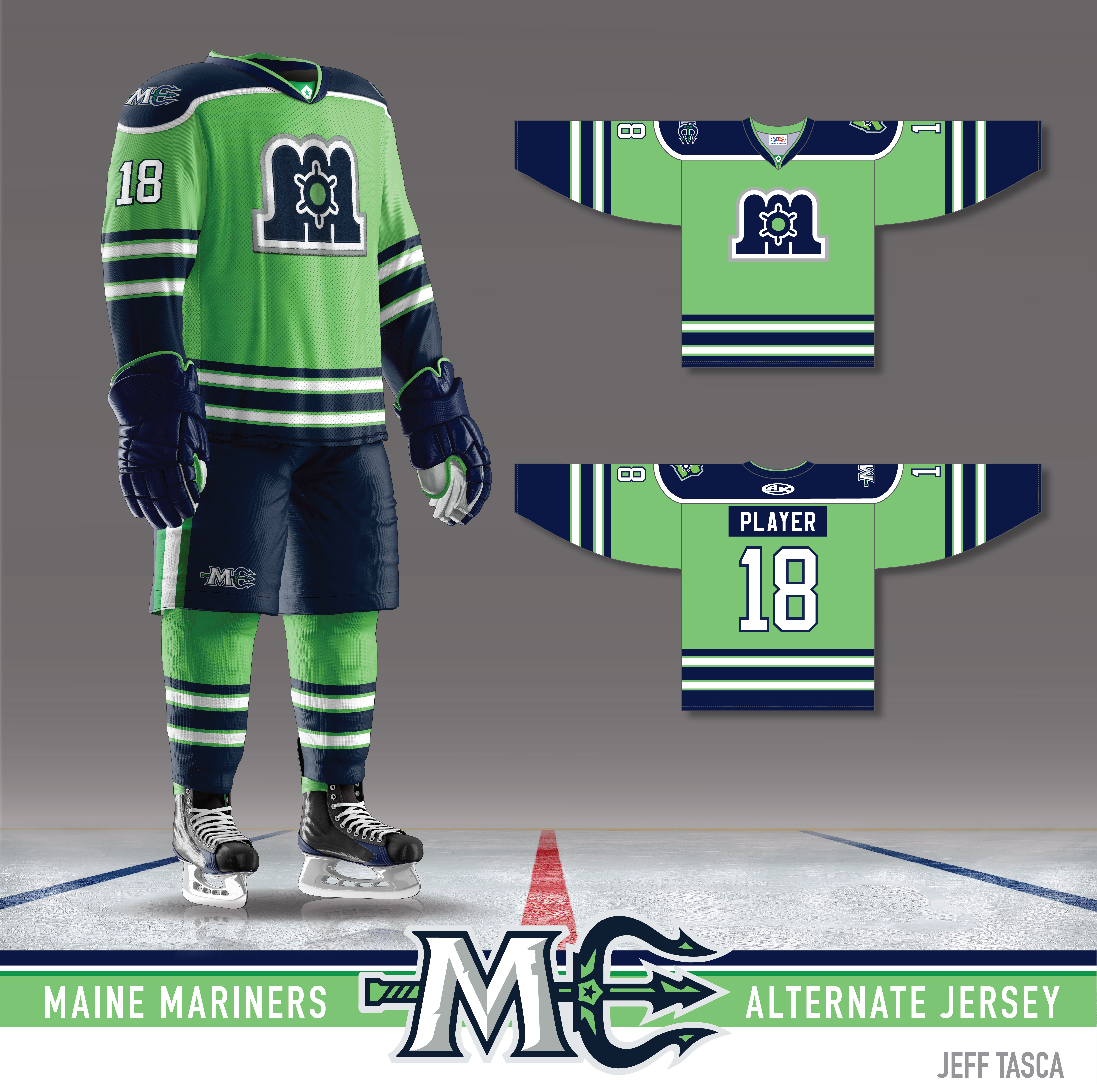 Maine Mariners Alternate jersey concept r/hockey