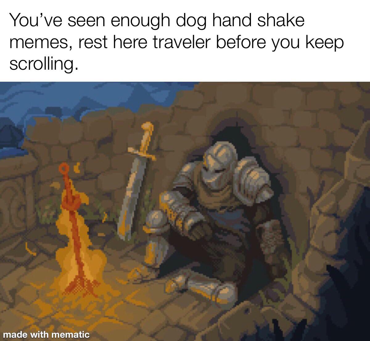 So many dog hand shake memes memes