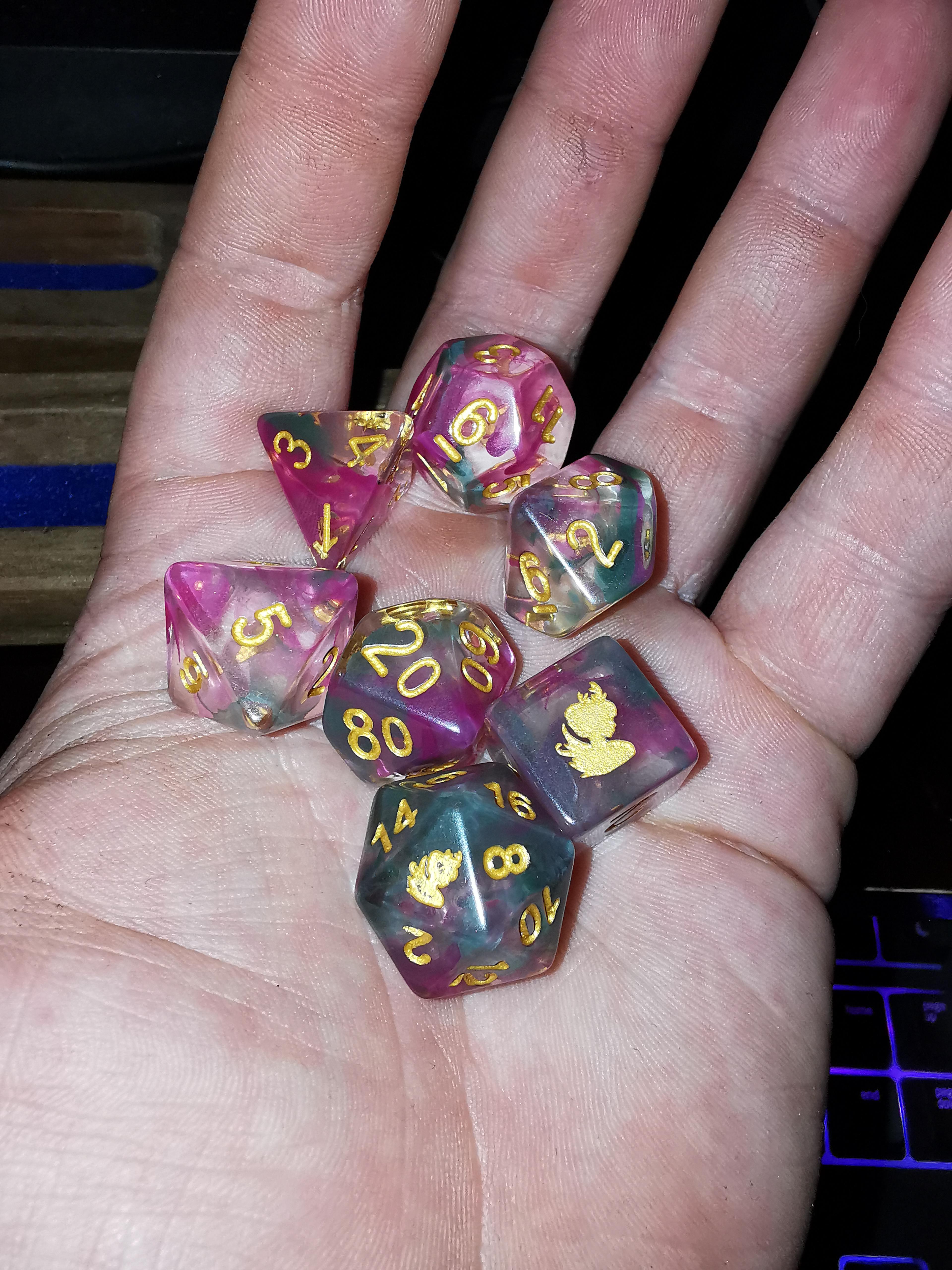 Picked up these super pretty "Spirit" Dice at a con this weekend every