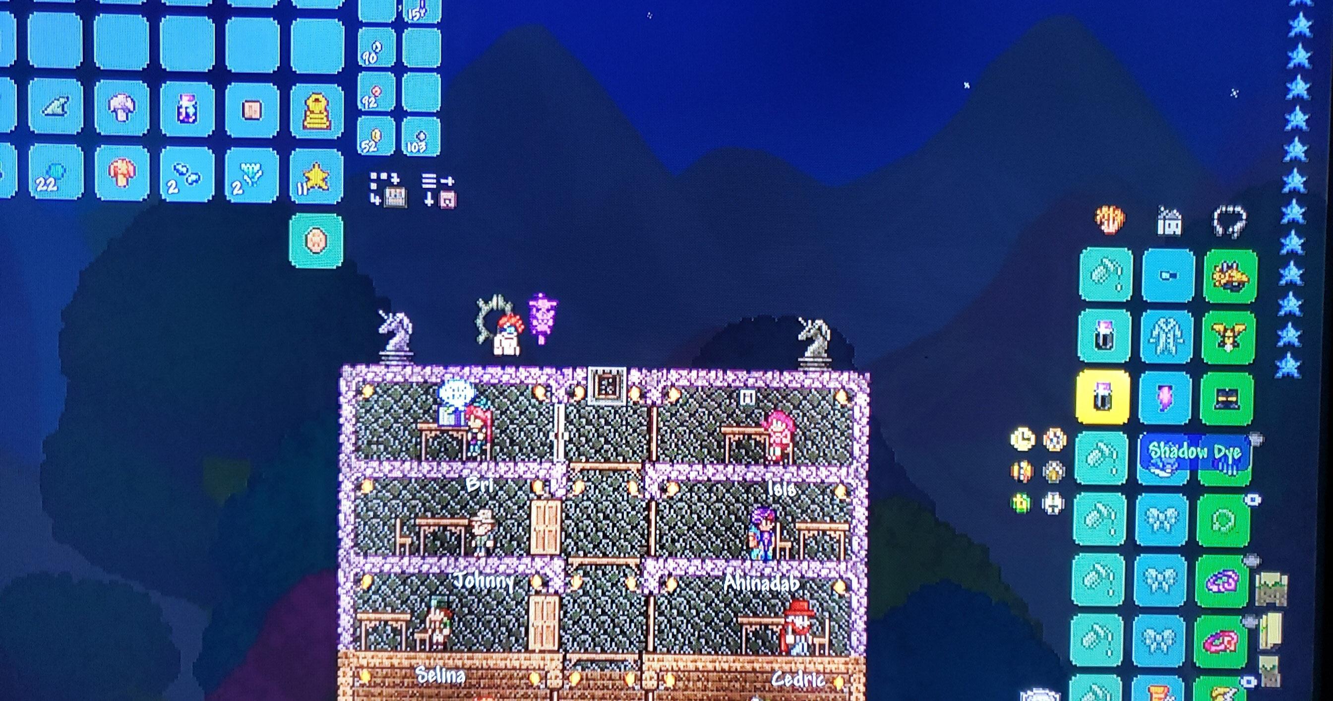 Idk if this is how shadow dye is supposed to work, or if the switch