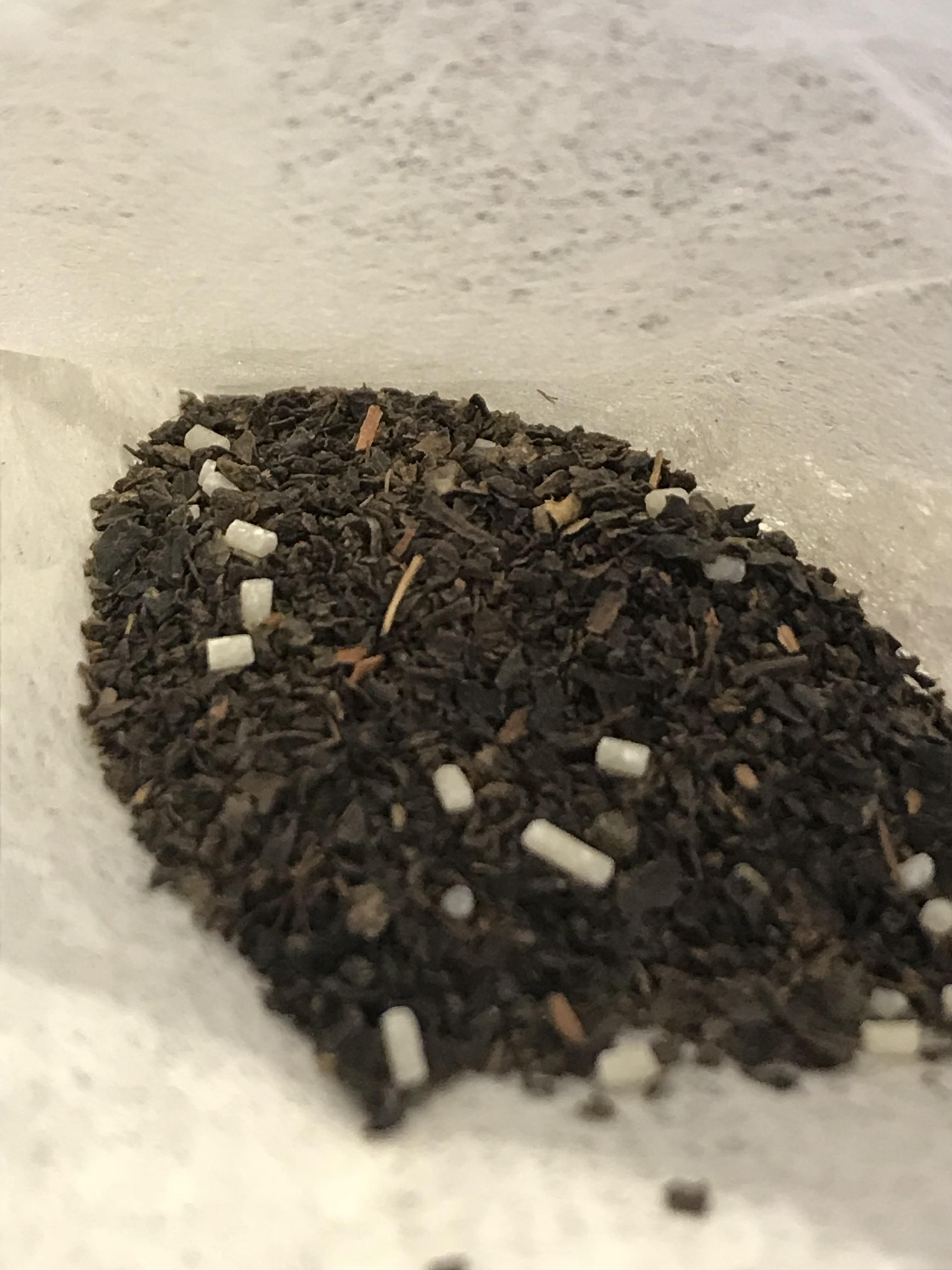 I accidentally tore a tea bag and spotted this. What are these tiny