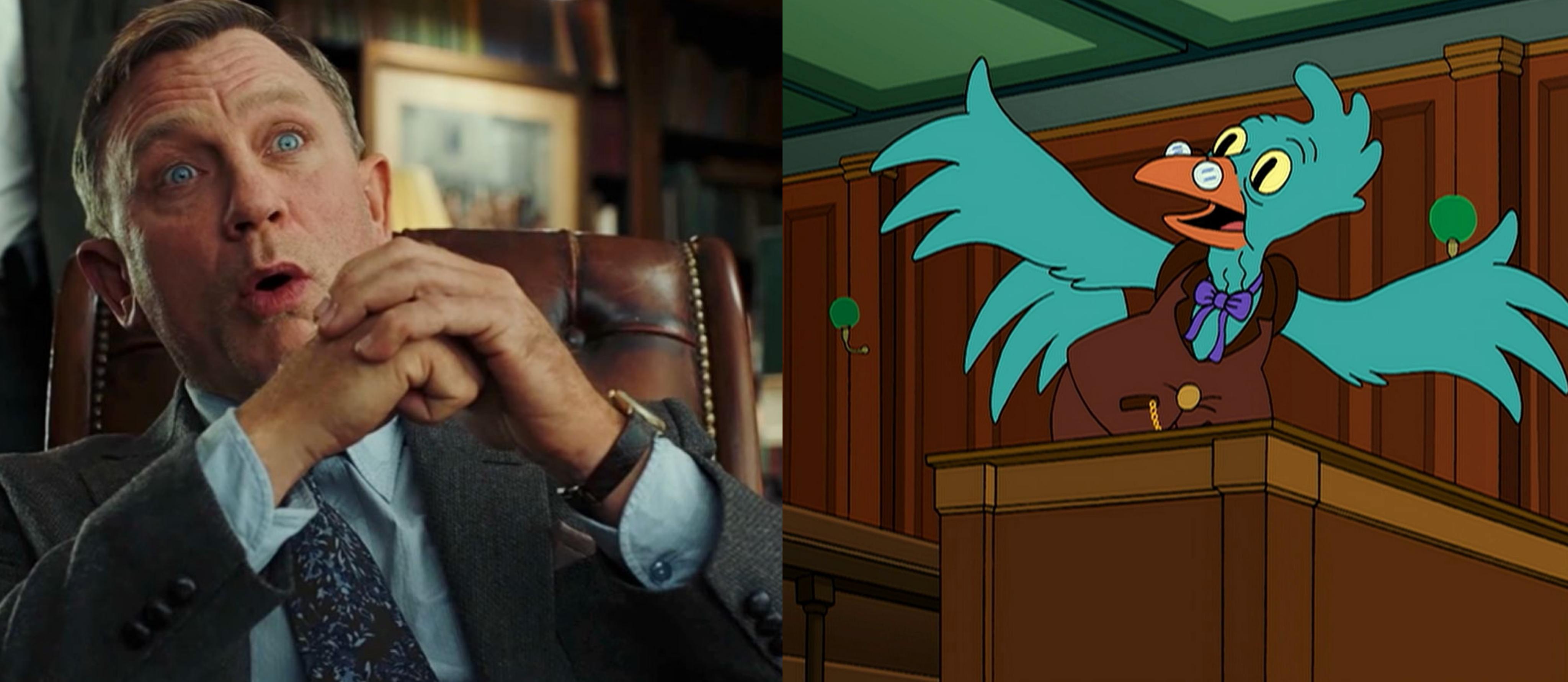 Rewatched 'Knives Out' recently. Every time Benoit Blanc speaks I