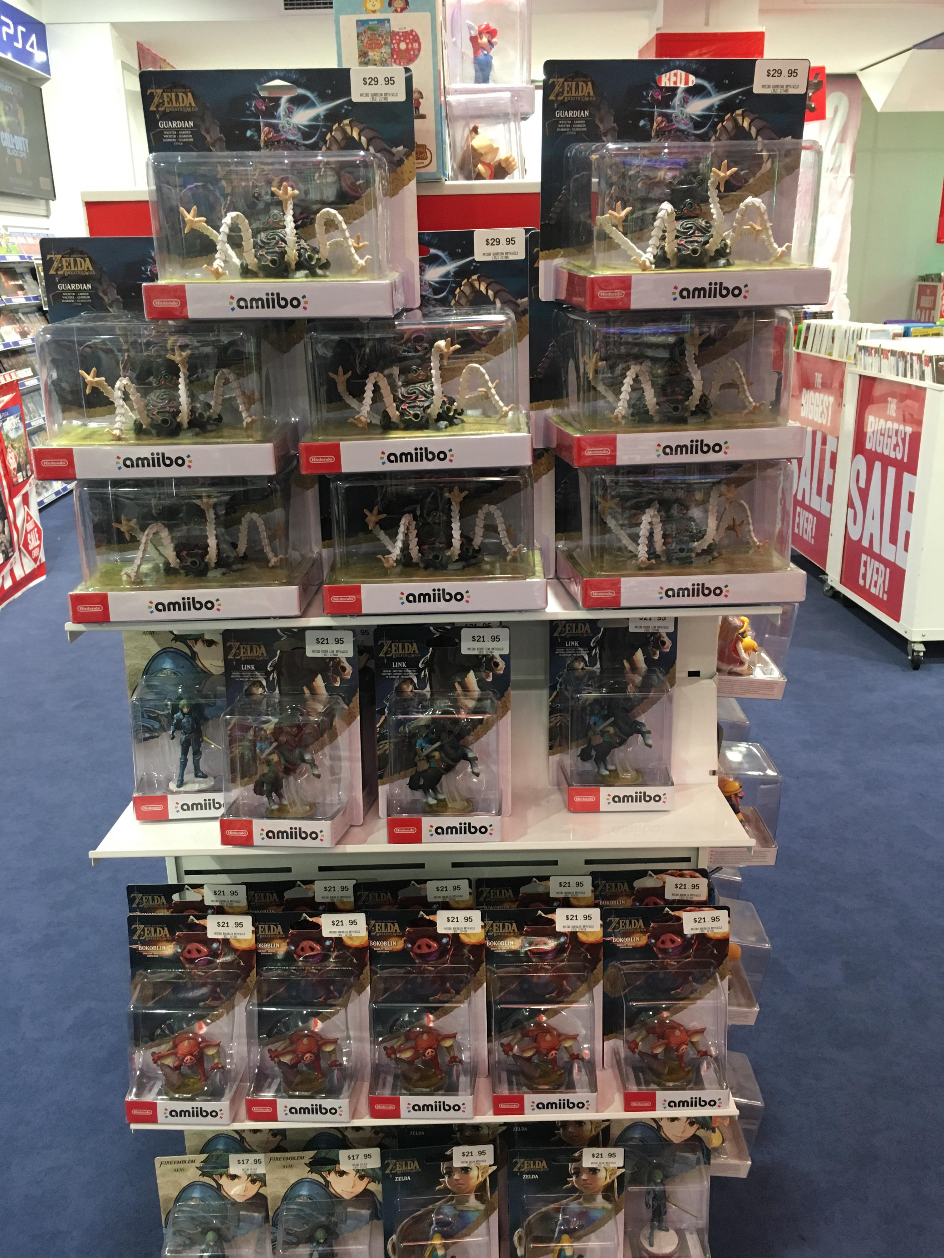 BotW Restock at EB Games, Adelaide CBD r/amiibo