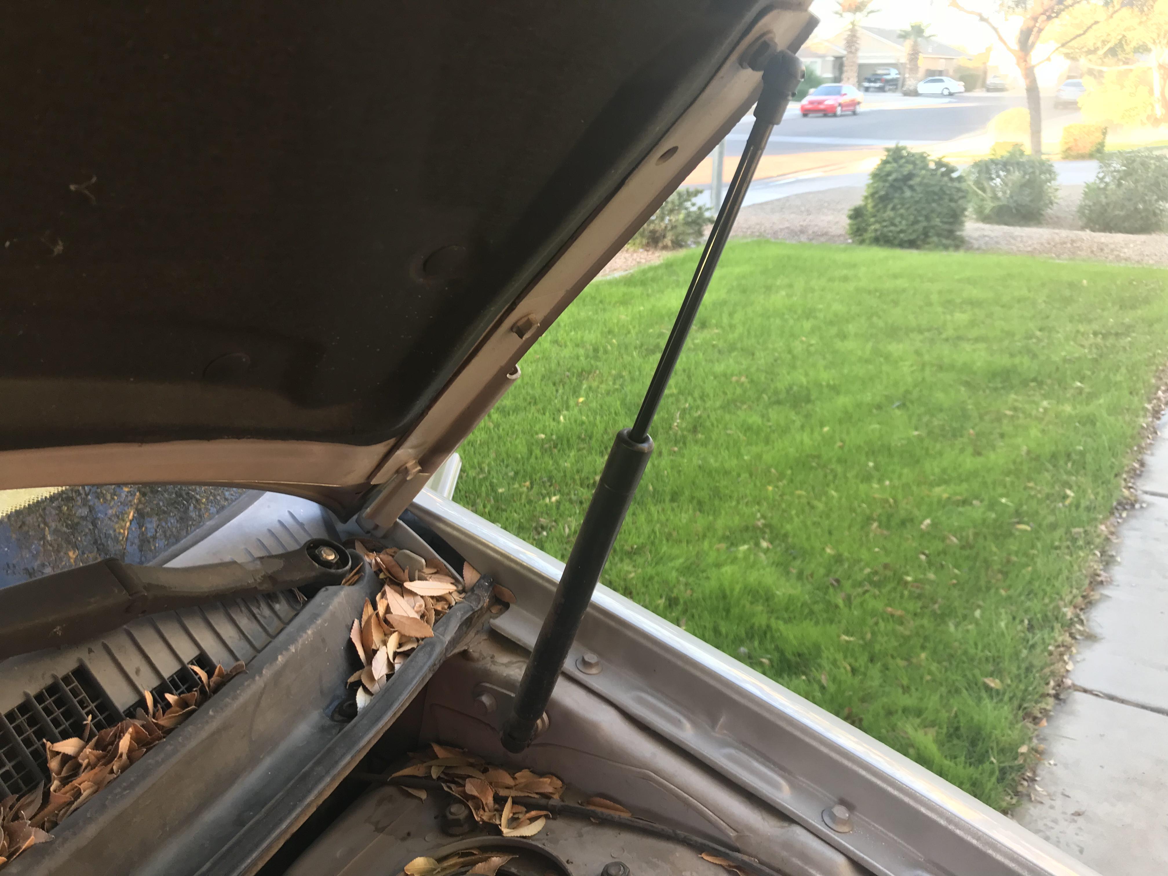 What is this thing that holds up the hood of my van called? r