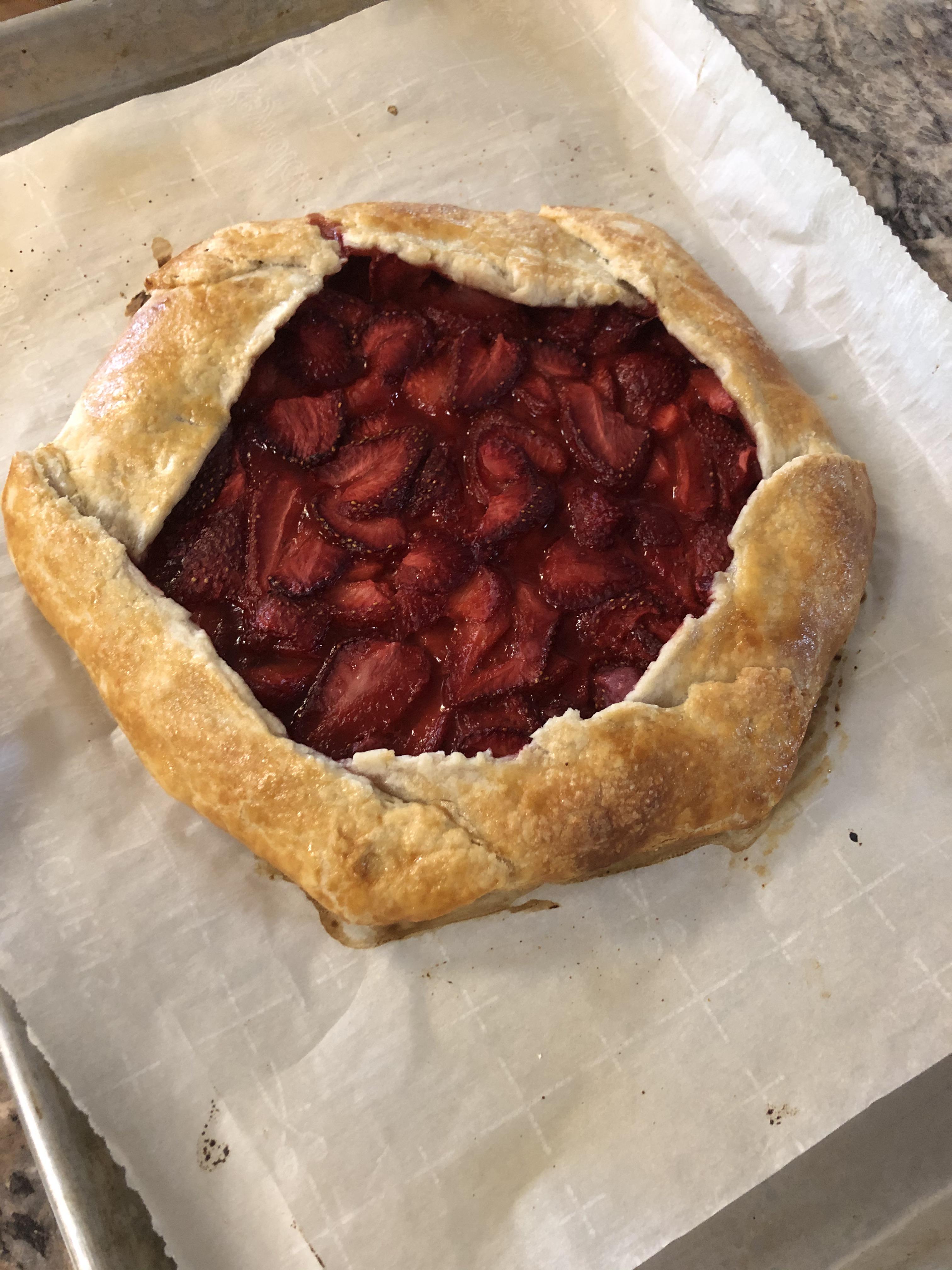 Strawberry galette—what better use of farm fresh strawberries?? r/Baking