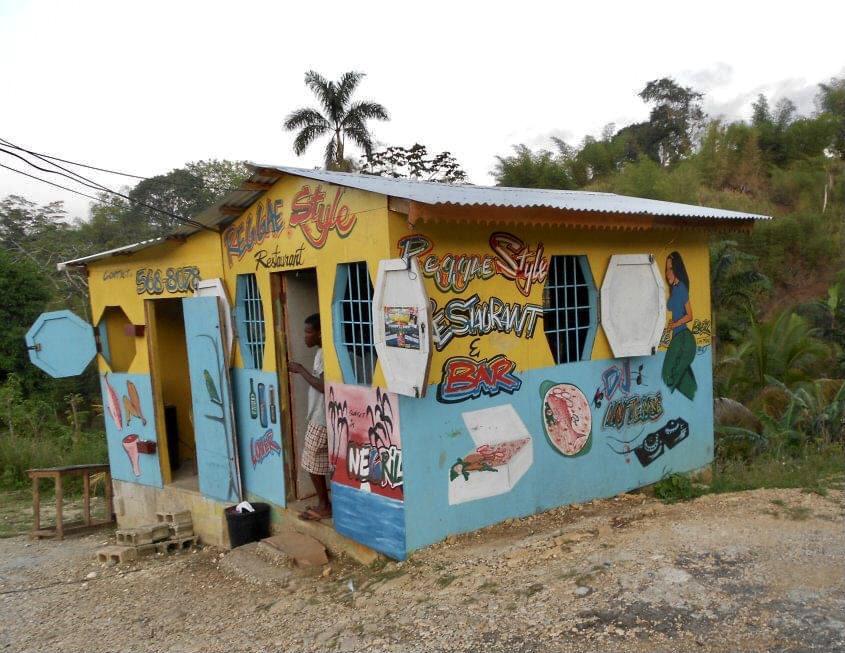 Roadside bar, Westmoreland Parish, Jamaica r/pics