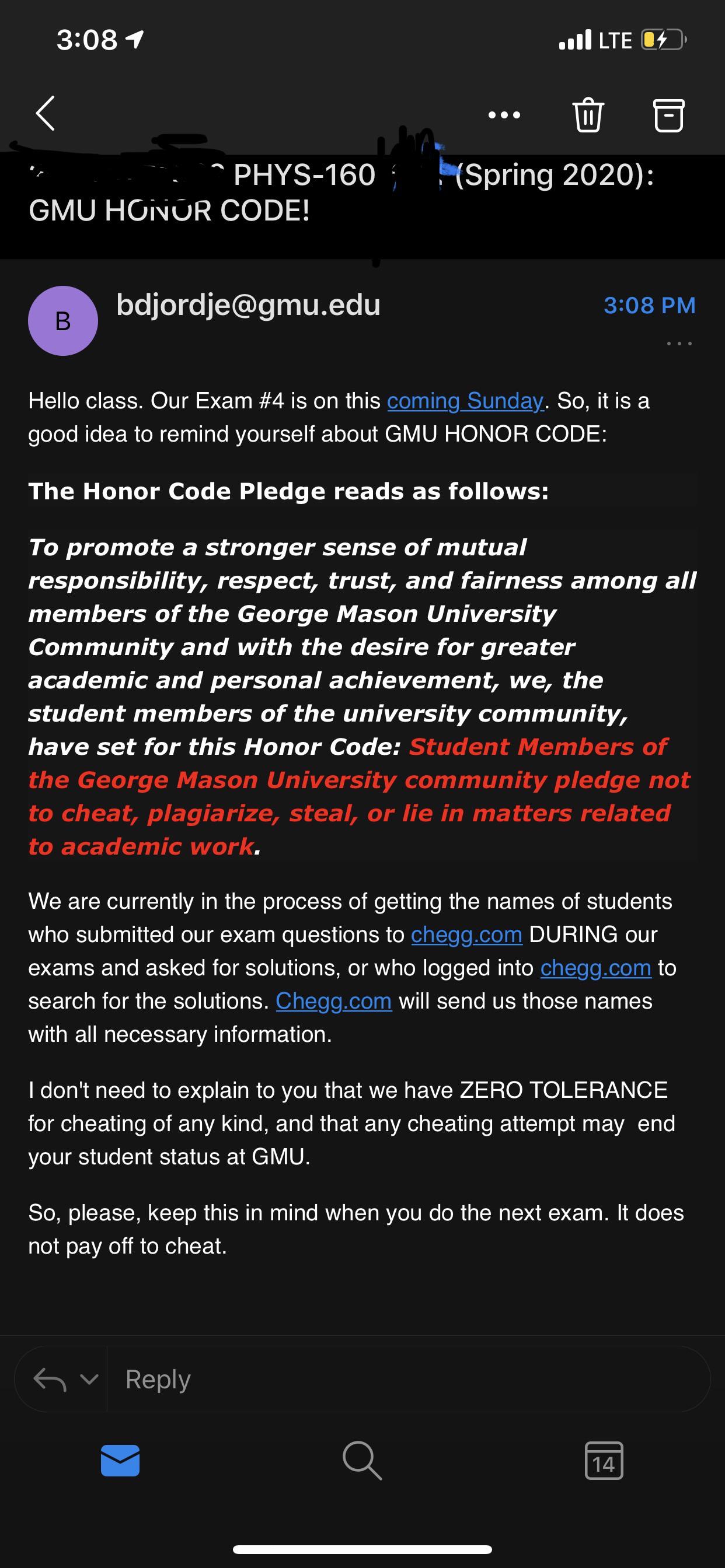 Spring 2023 Gmu Djordjevic Back At It. Thoughts On This Other 160 Students? : R/Gmu