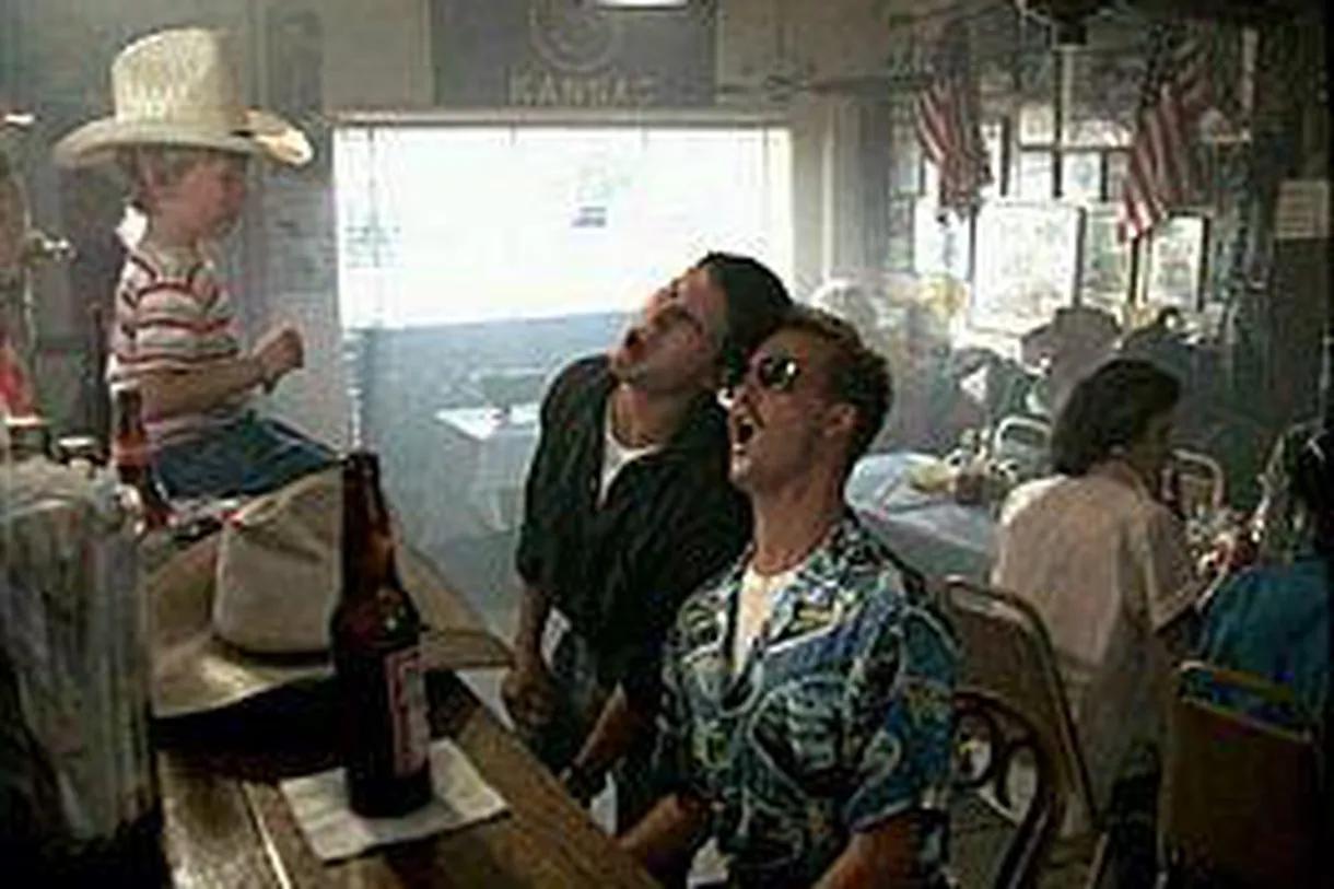 In the prequel to Top Gun Maverick captain Pete "Maverick" Mitchell plays piano with Bradley