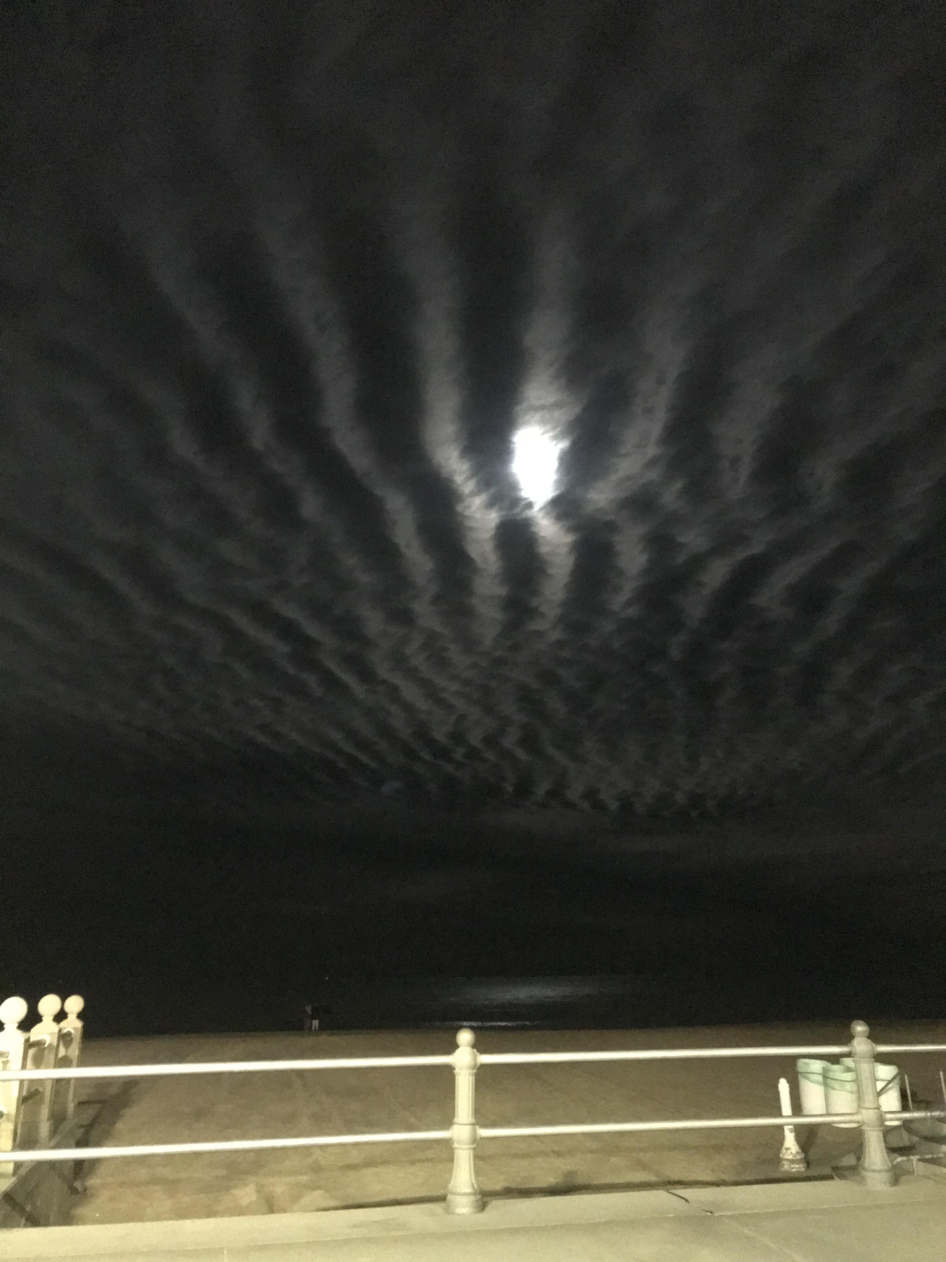 Clouds off Virginia Beach tonight r/weather
