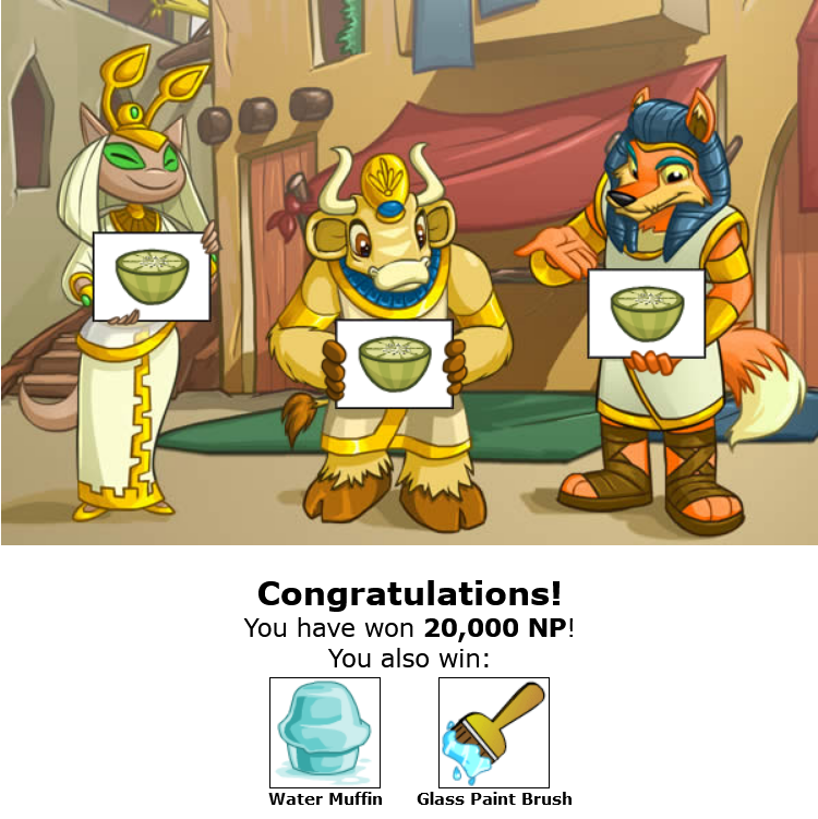 screaming... this is the SECOND time I've won a glass PB from the Fruit
