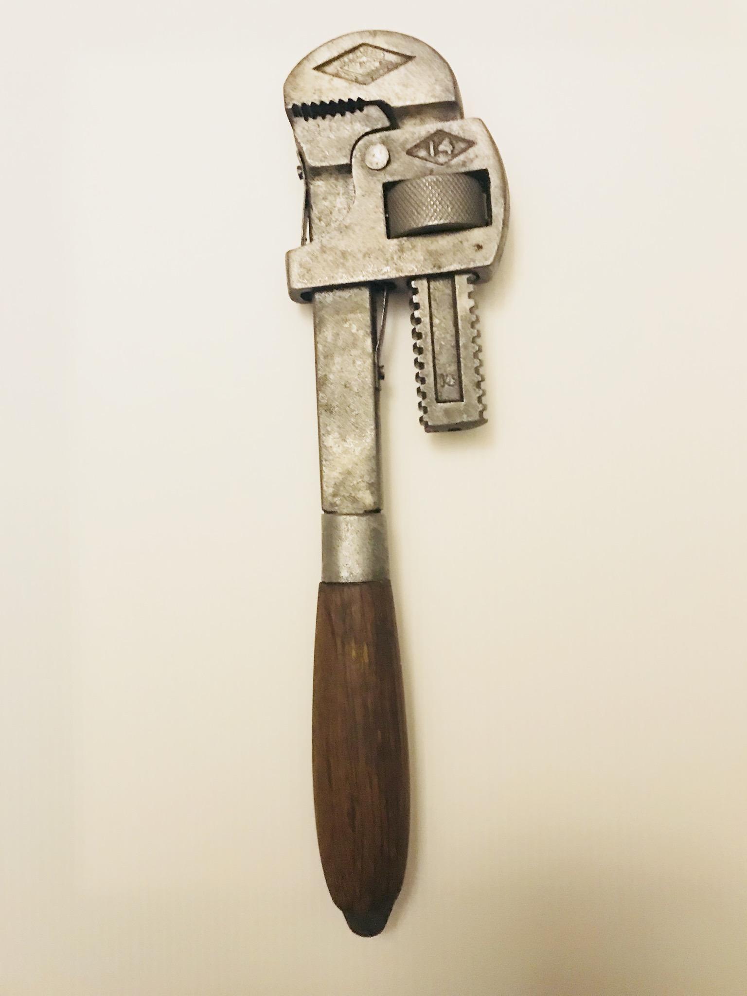 Restored Stillson 14” Pipe Wrench : r/Tools