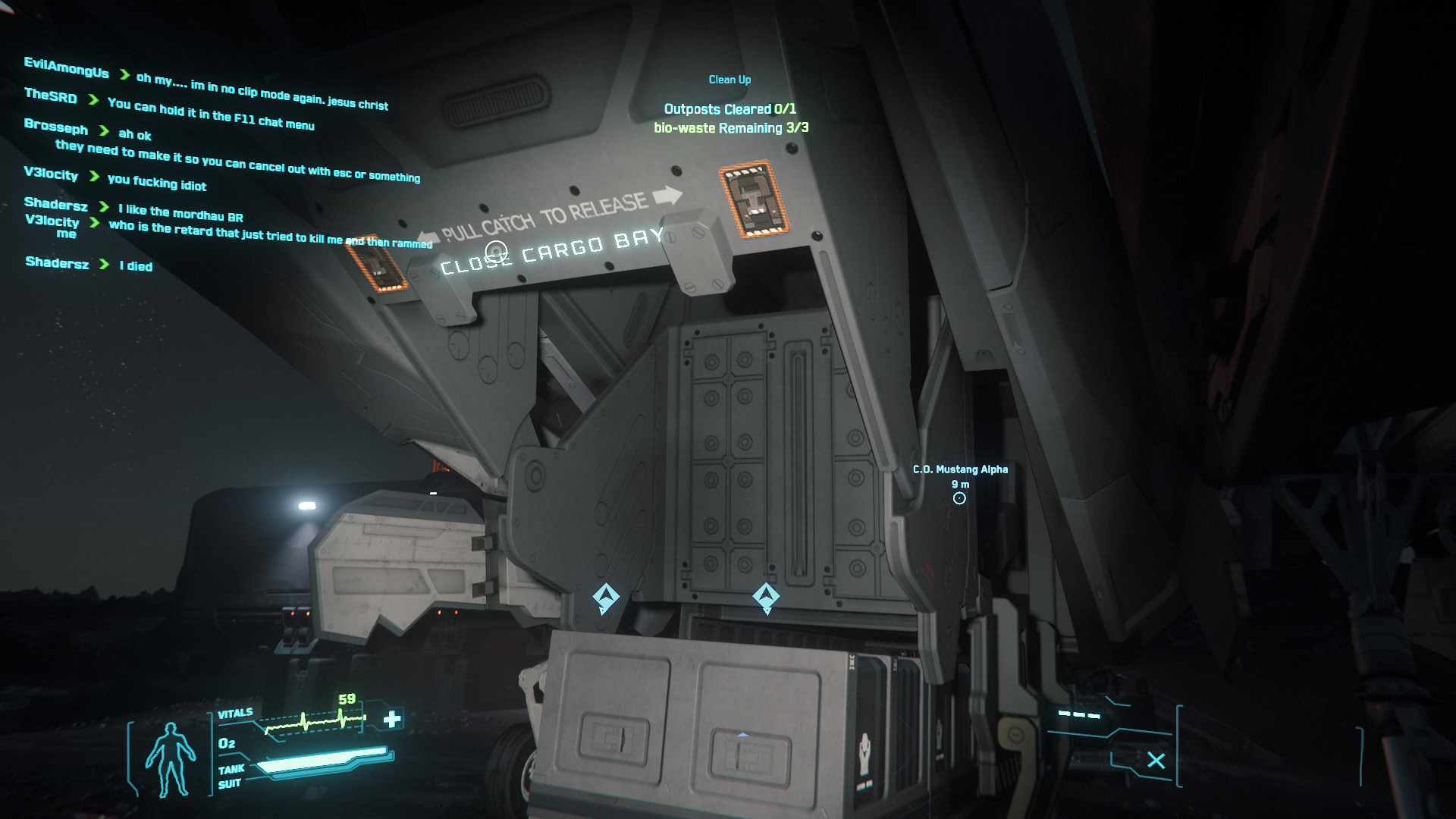 How do you use use the cargo bay in the Mustang Alpha? r/starcitizen
