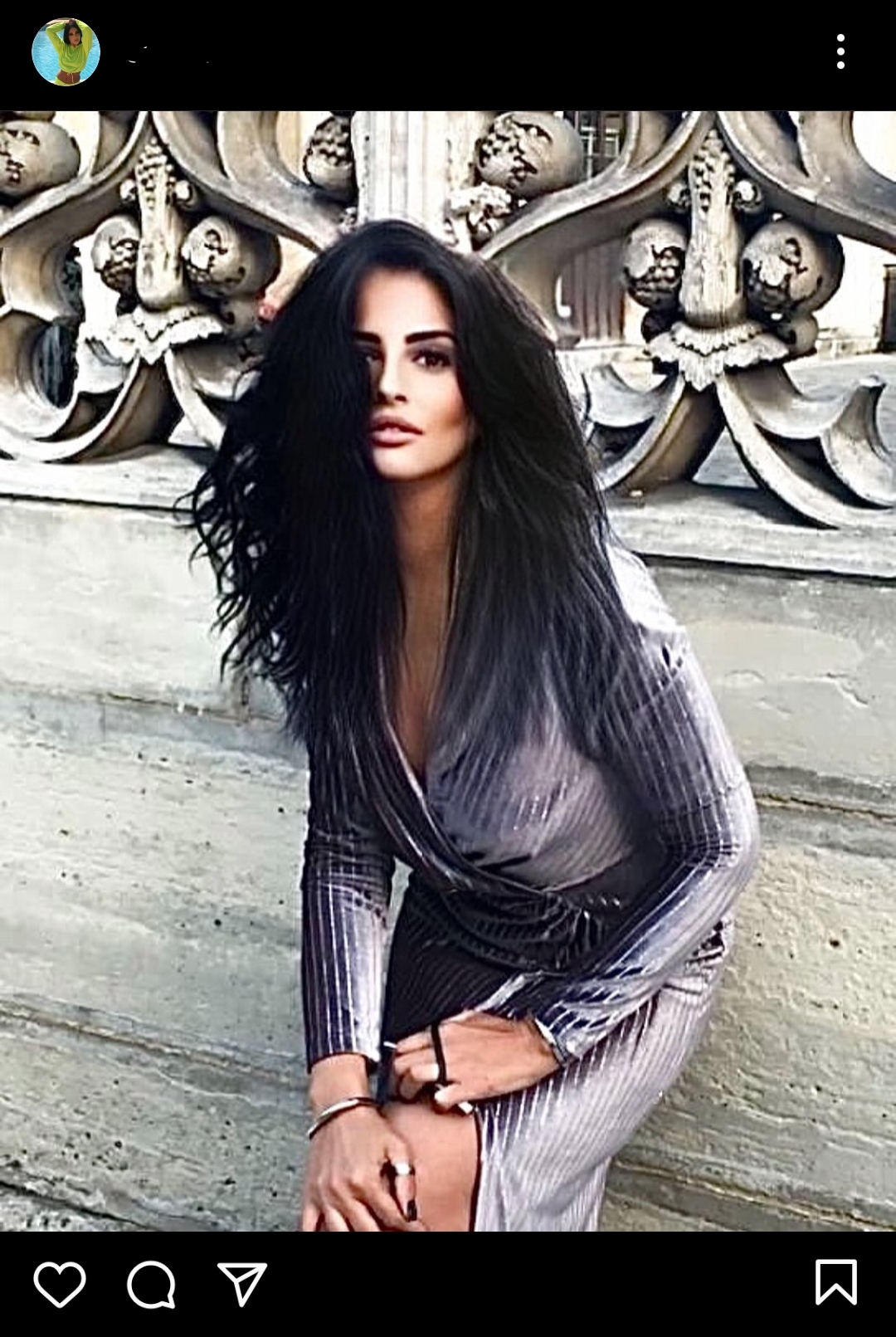 The caption is ''at the end of a photoshoot natural.'' Queen of faceapp... Instagramreality