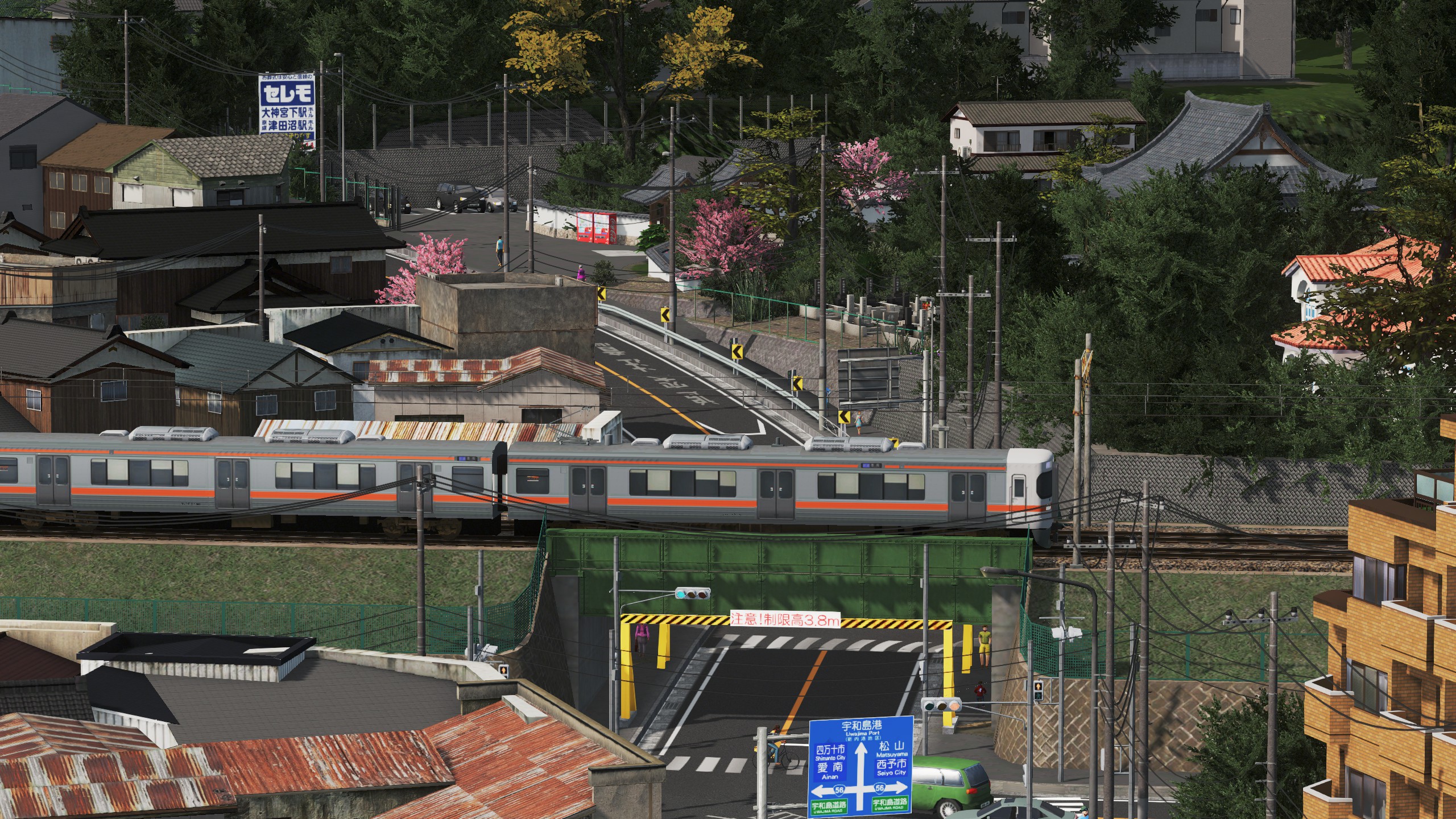 Beautiful scenic train ride through Japan r/CitiesSkylines