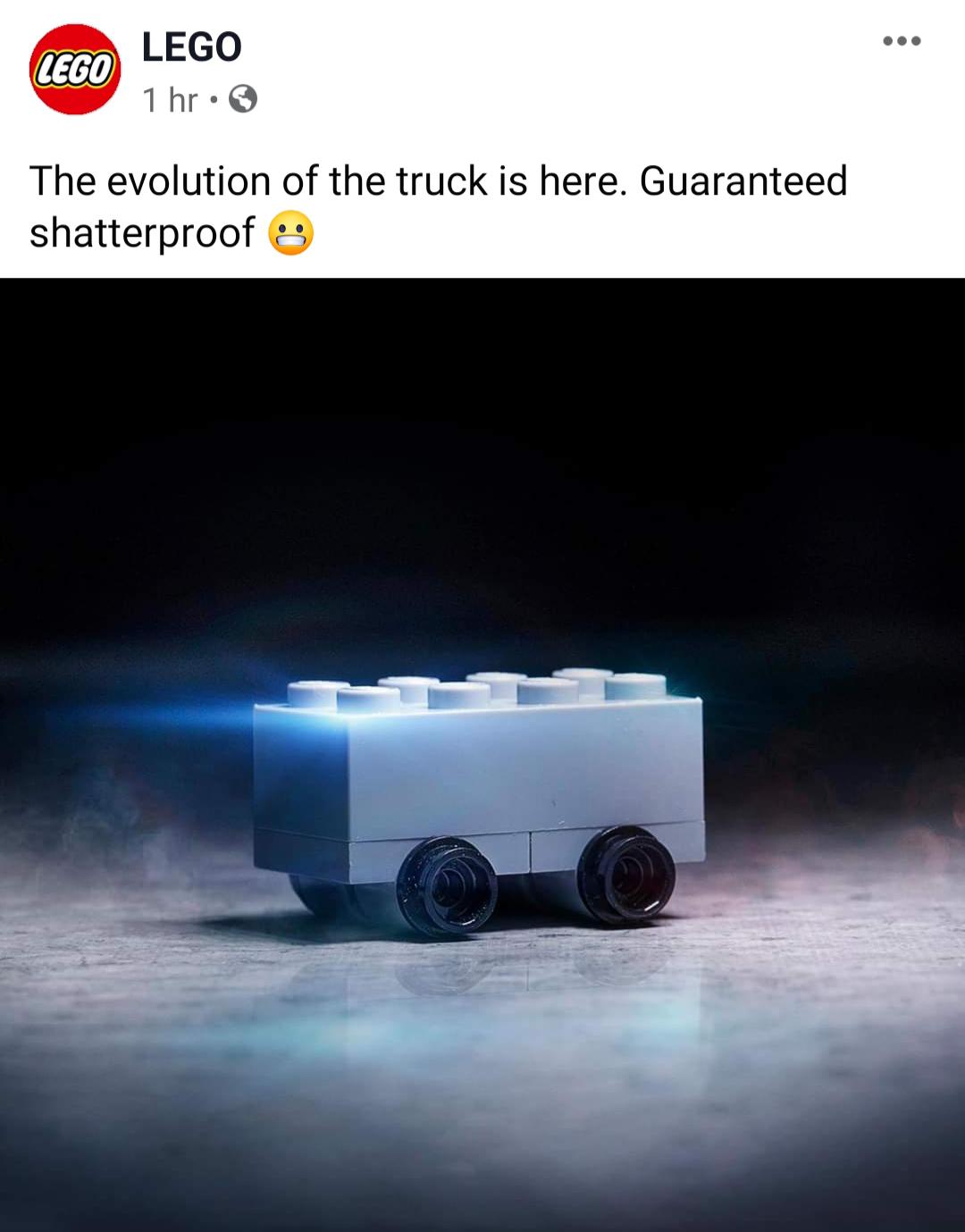 LEGO is confirmed woke cybertruck