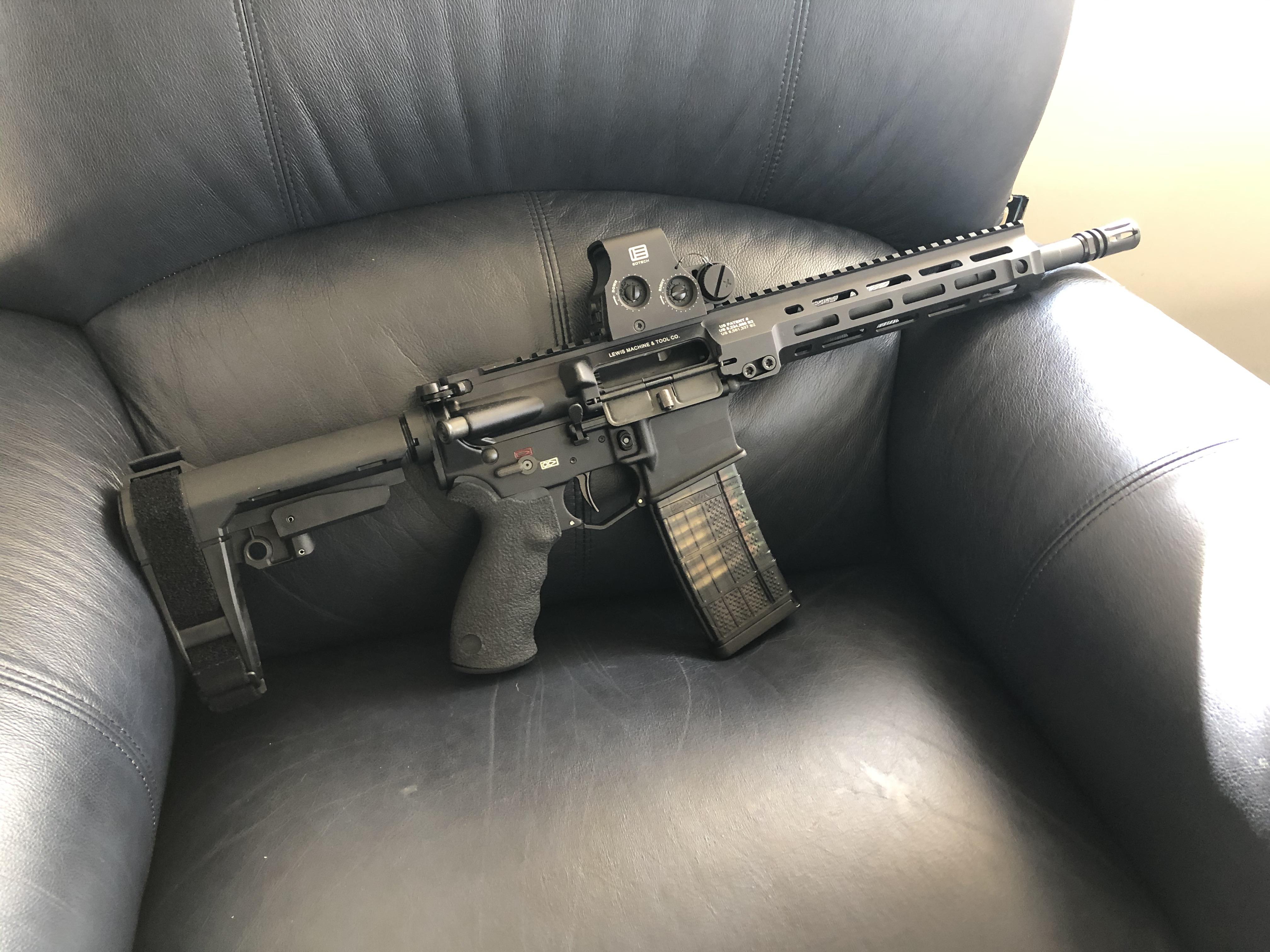 First AR pistol, LMT MLC 11.5 inch barrel r/ar15