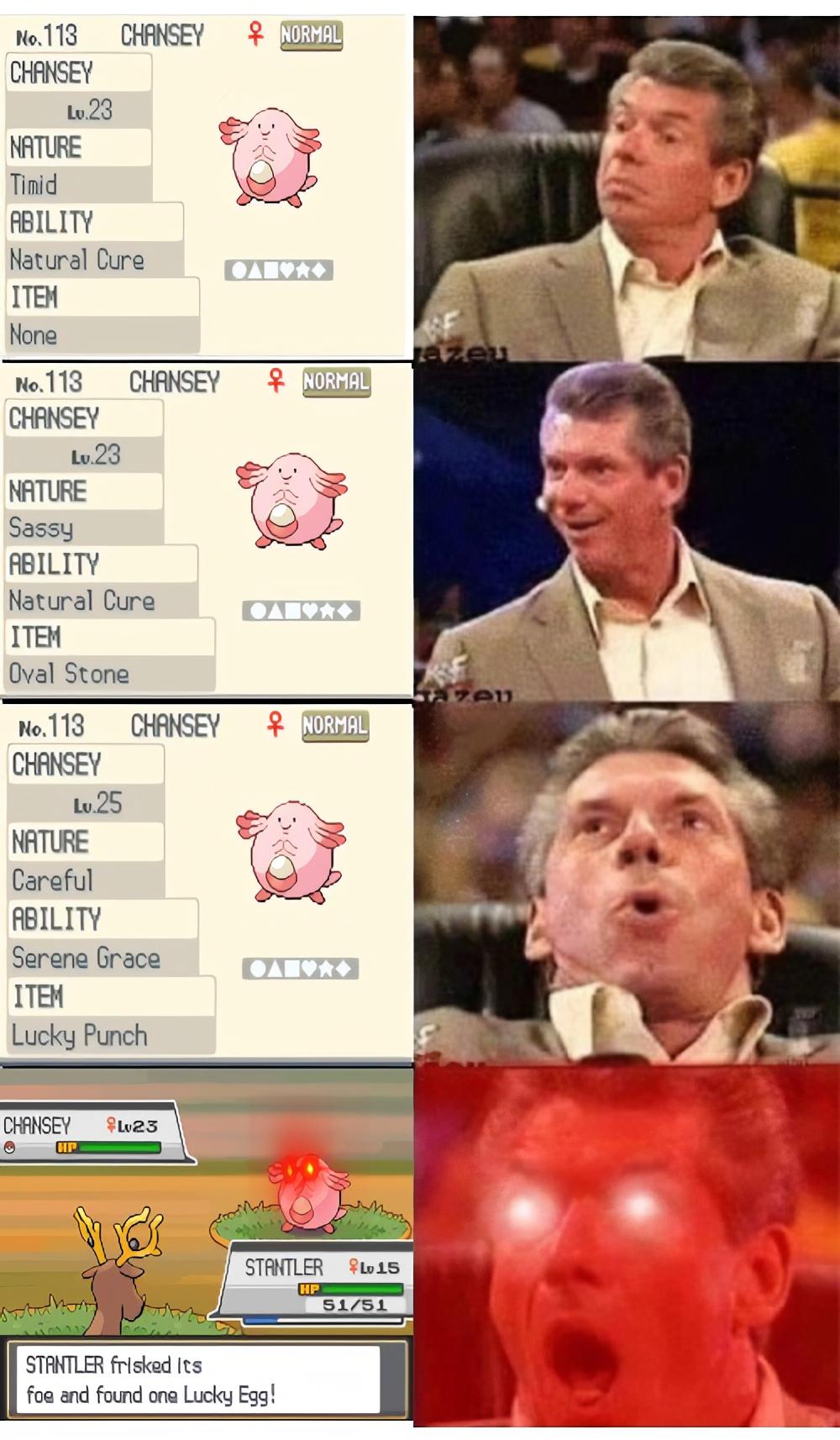 My experience on Heartgold hunting the elusive Lucky Egg pokemon