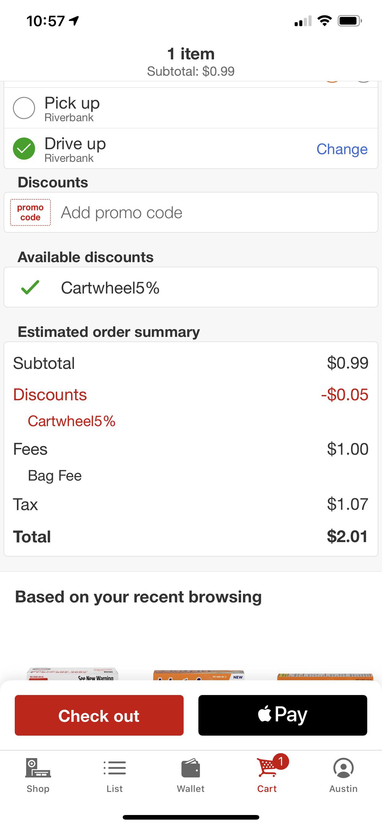 1 bag fee on everything? This feels like highway robbery. r/Target