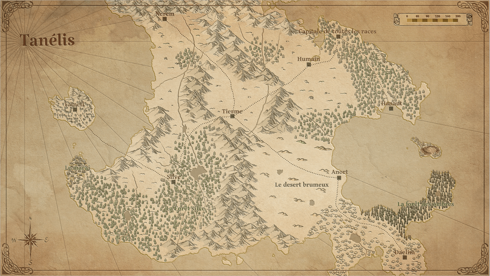 There is a map inspired by Calavash parchment map make by Ish_Joker i