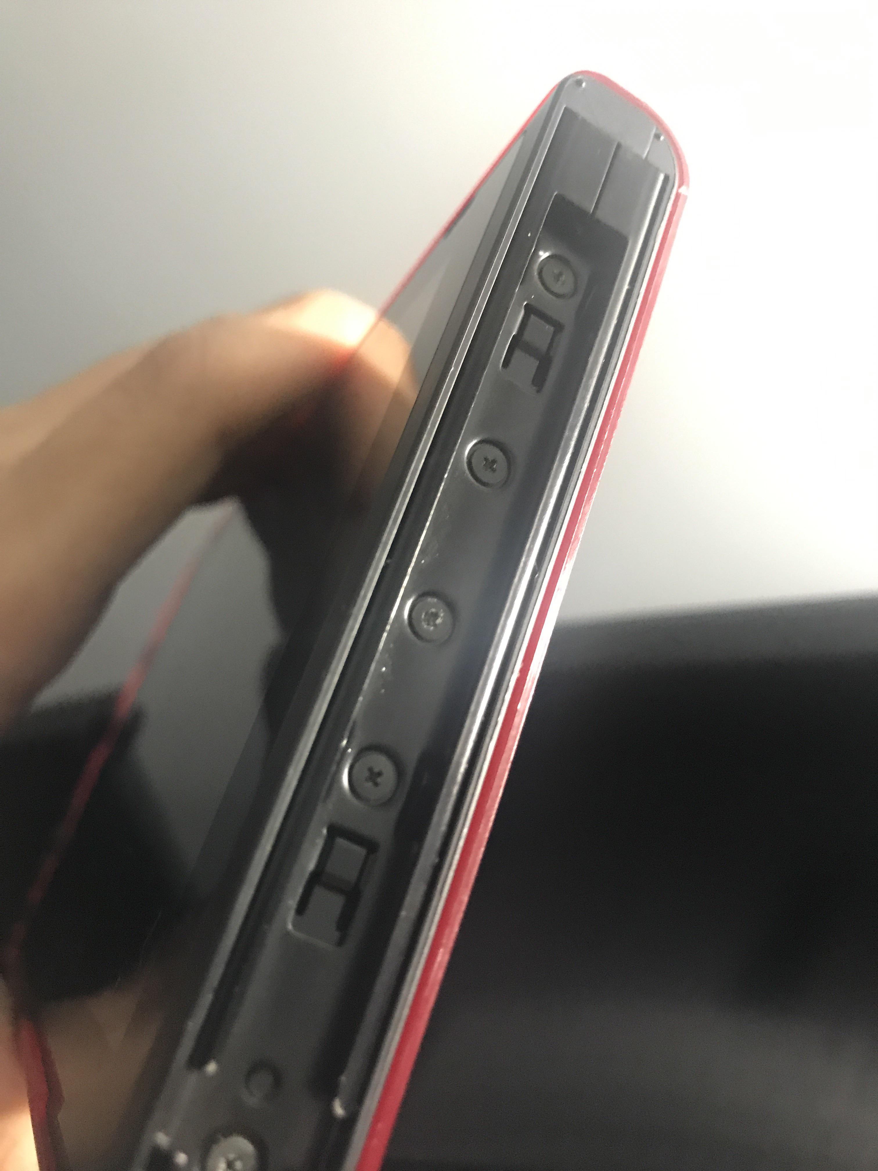 I was trying to take off my back shell for my Nintendo Switch, and I